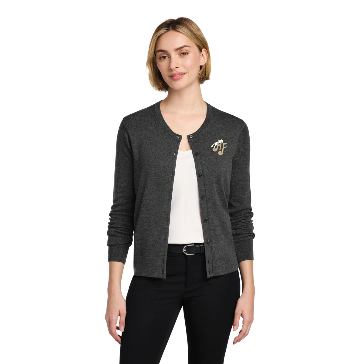 Harmony Farms Women's Brooks Brothers Washable Merino Cardigan Sweater