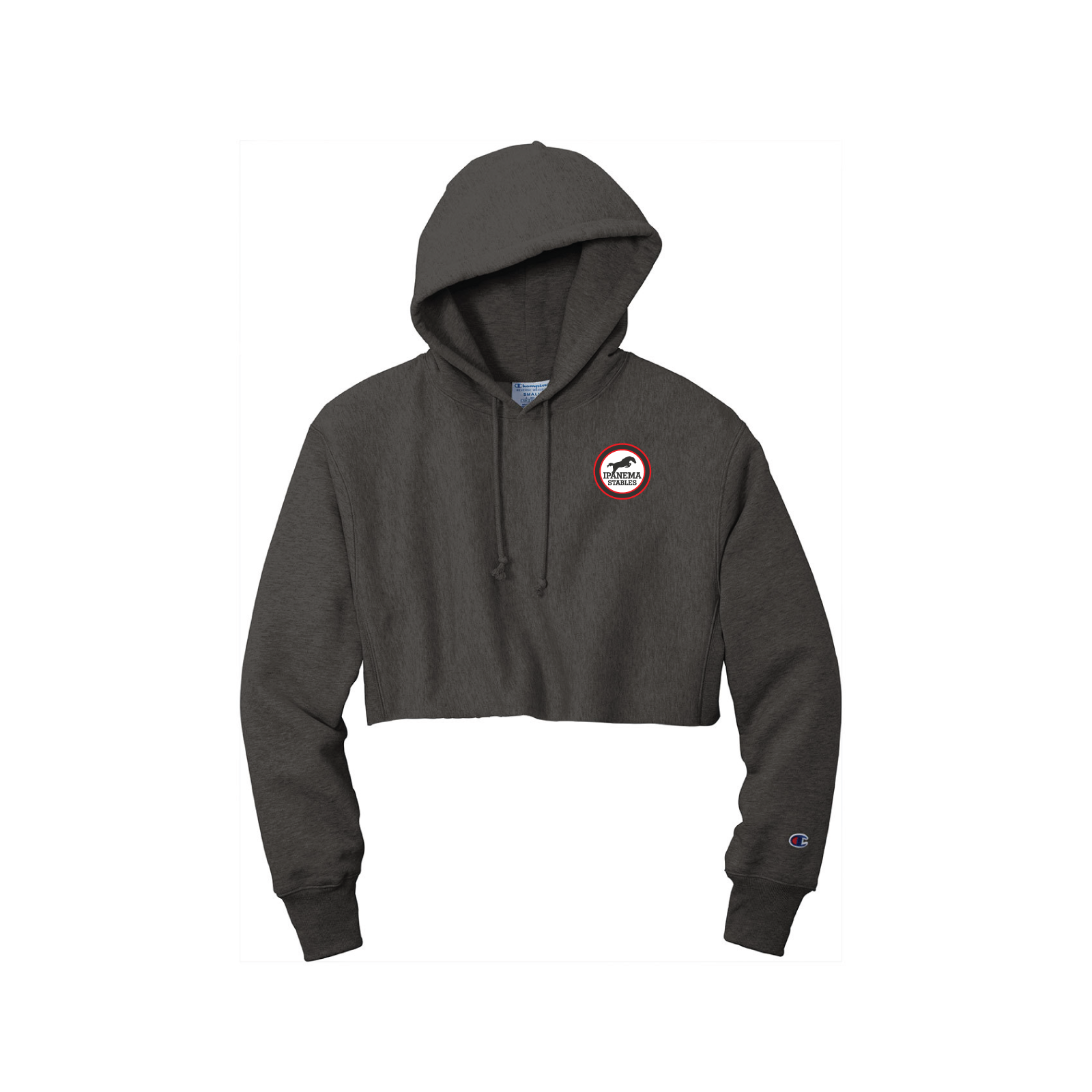 Ipanema Stables Women's Champion Reverse Weave Cropped Cut-Off Hoodie