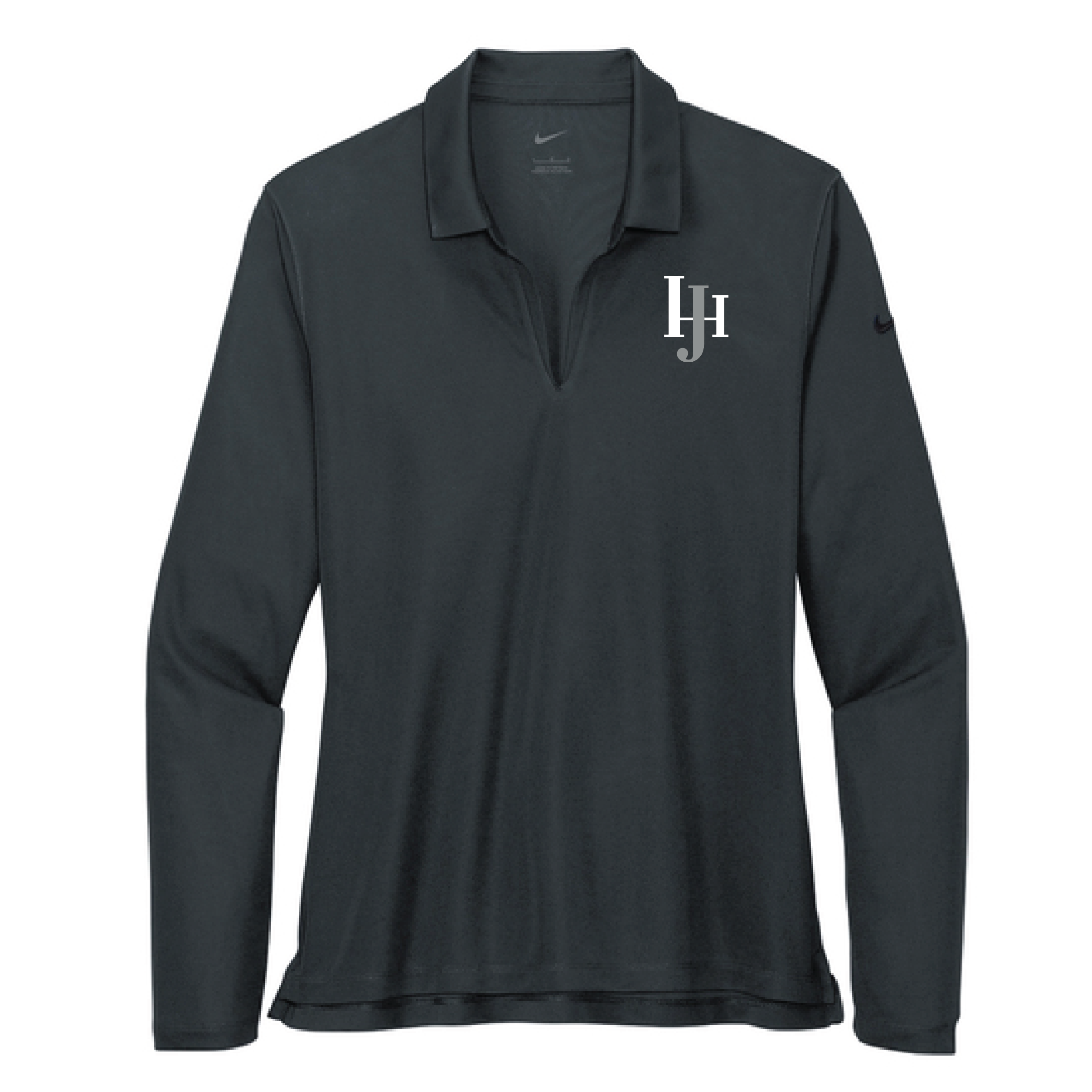JH Sporthorses Women's Nike Dri-FIT Micro Pique Long Sleeve Polo