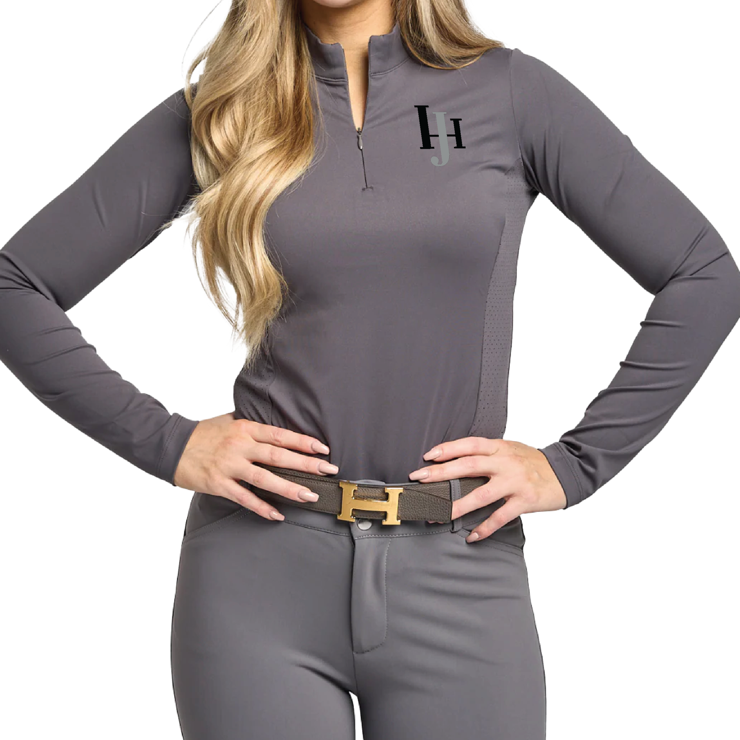 JH Sporthorses Women's TKEQ 'Logan' Perforated Competition Top