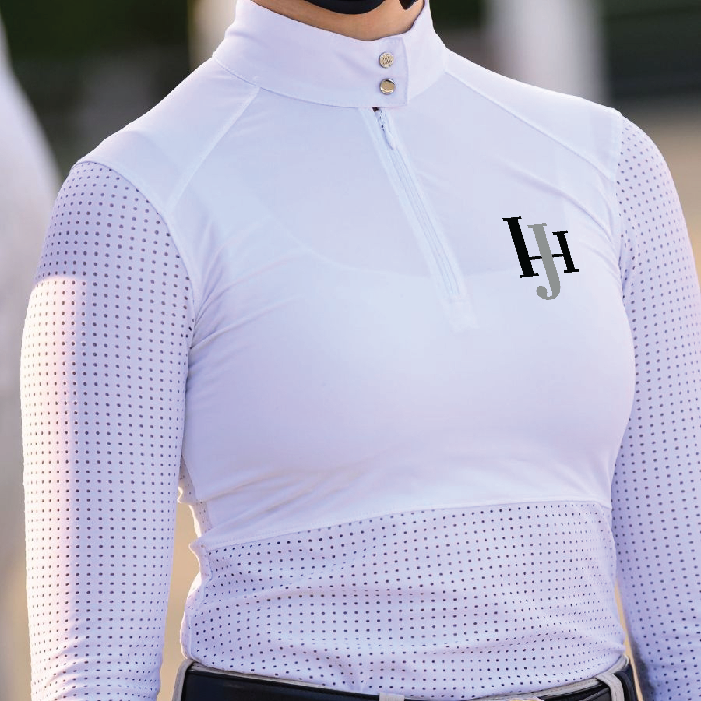 JH Sporthorses Women's Euphoric Equestrian Kloud Long Sleeve Competition Top