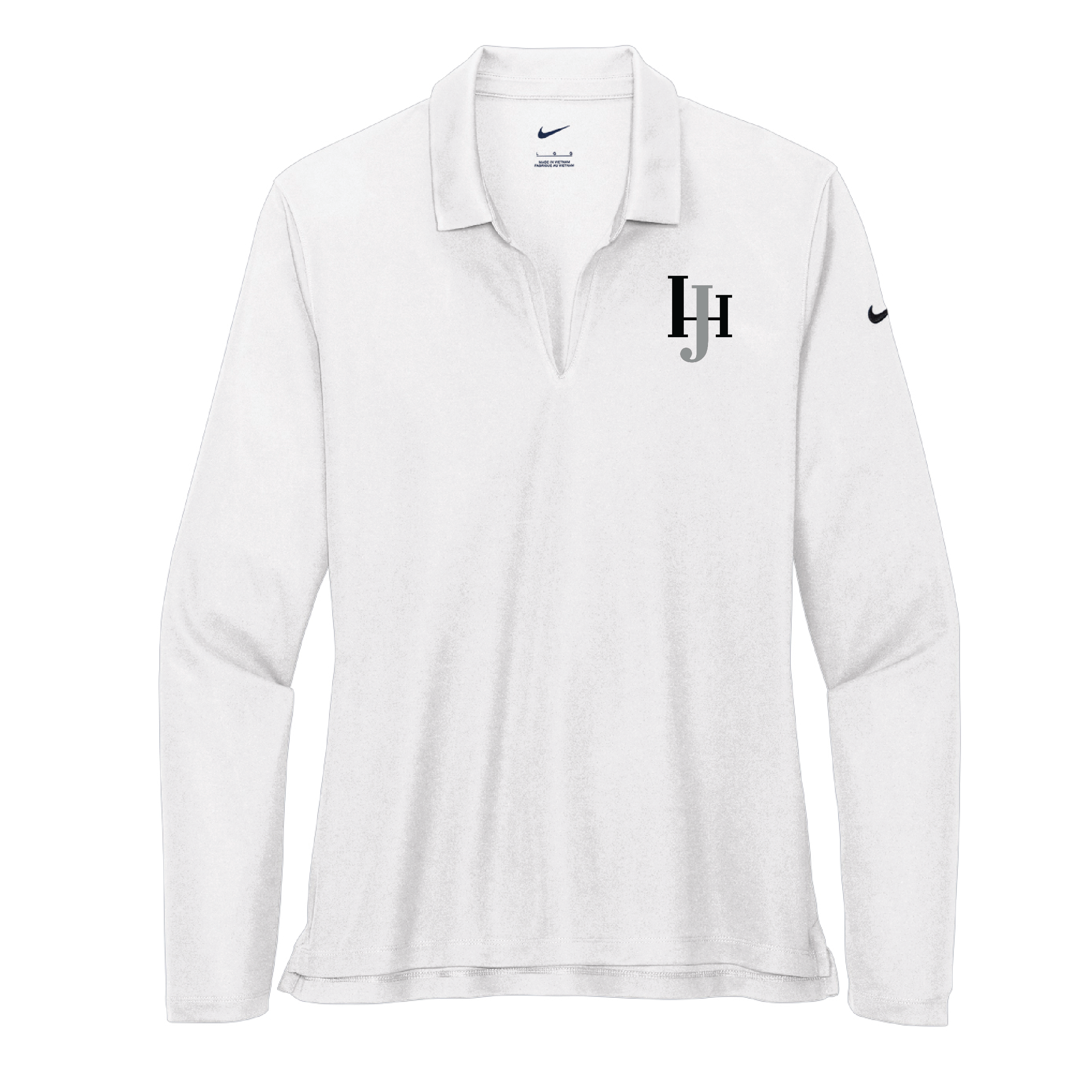 JH Sporthorses Women's Nike Dri-FIT Micro Pique Long Sleeve Polo