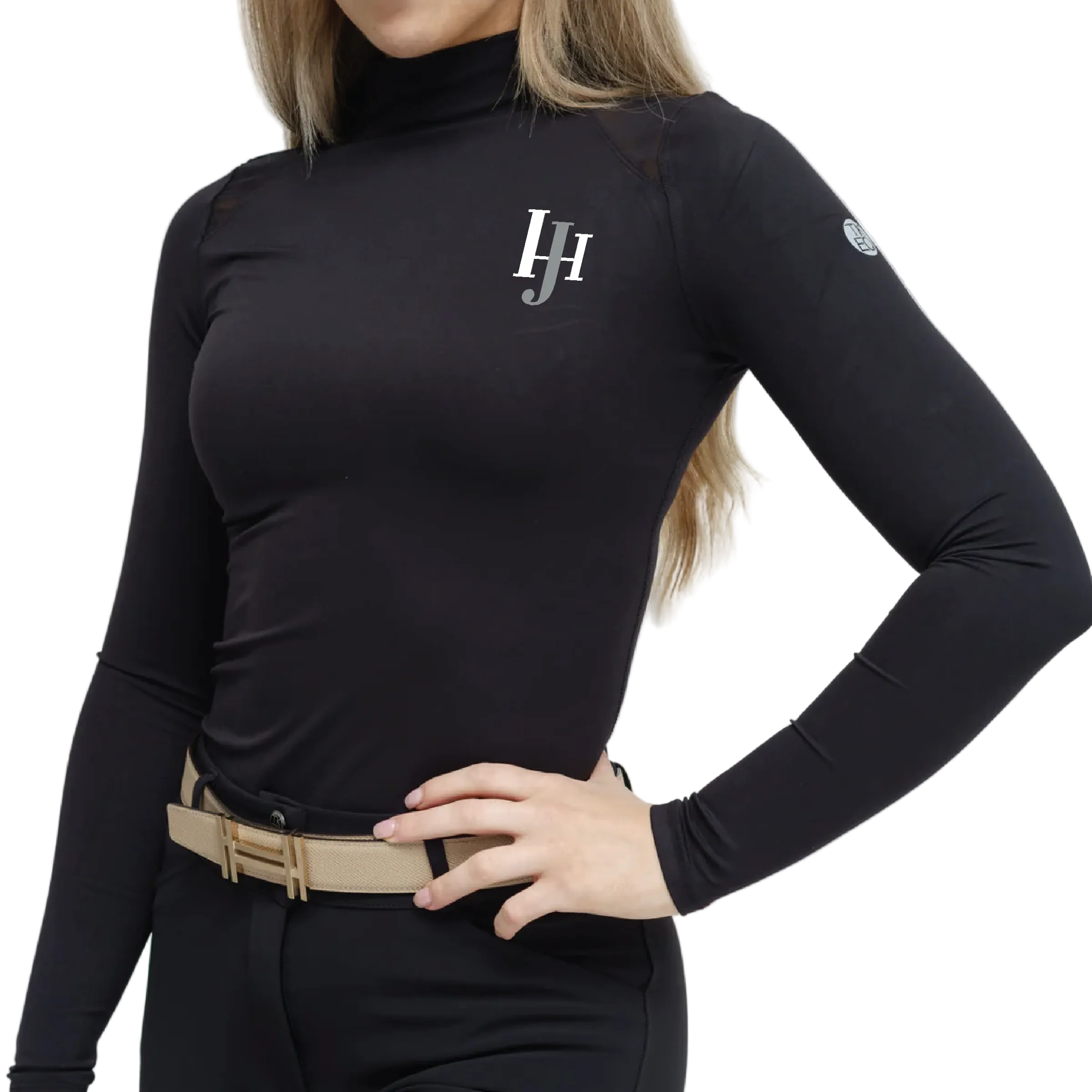 JH Sporthorses Women's TKEQ 'Chloe' High Collar Technical Top
