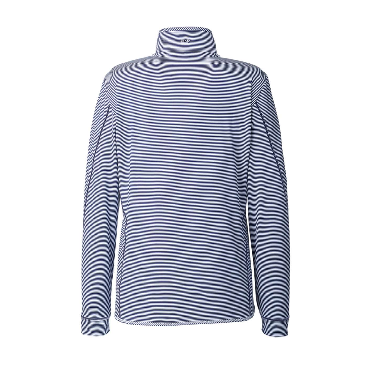 Women's Vineyard Vines Microstripe Sankaty Half-Zip Pullover