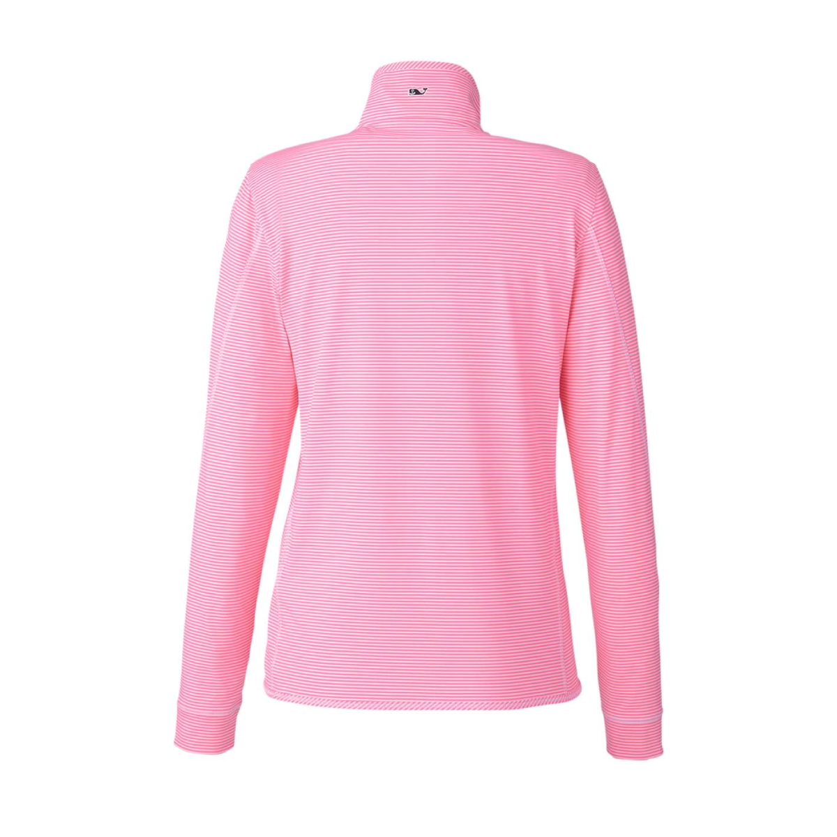 Women's Vineyard Vines Microstripe Sankaty Half-Zip Pullover