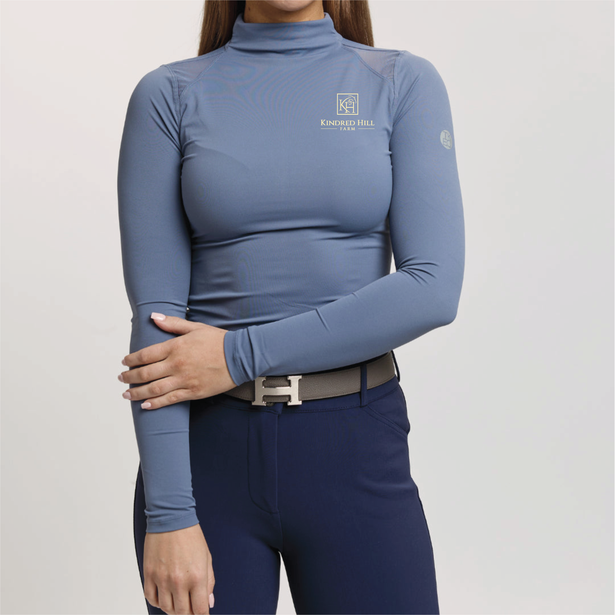 Kindred Hill Farm Women's TKEQ 'Chloe' High Collar Technical Top