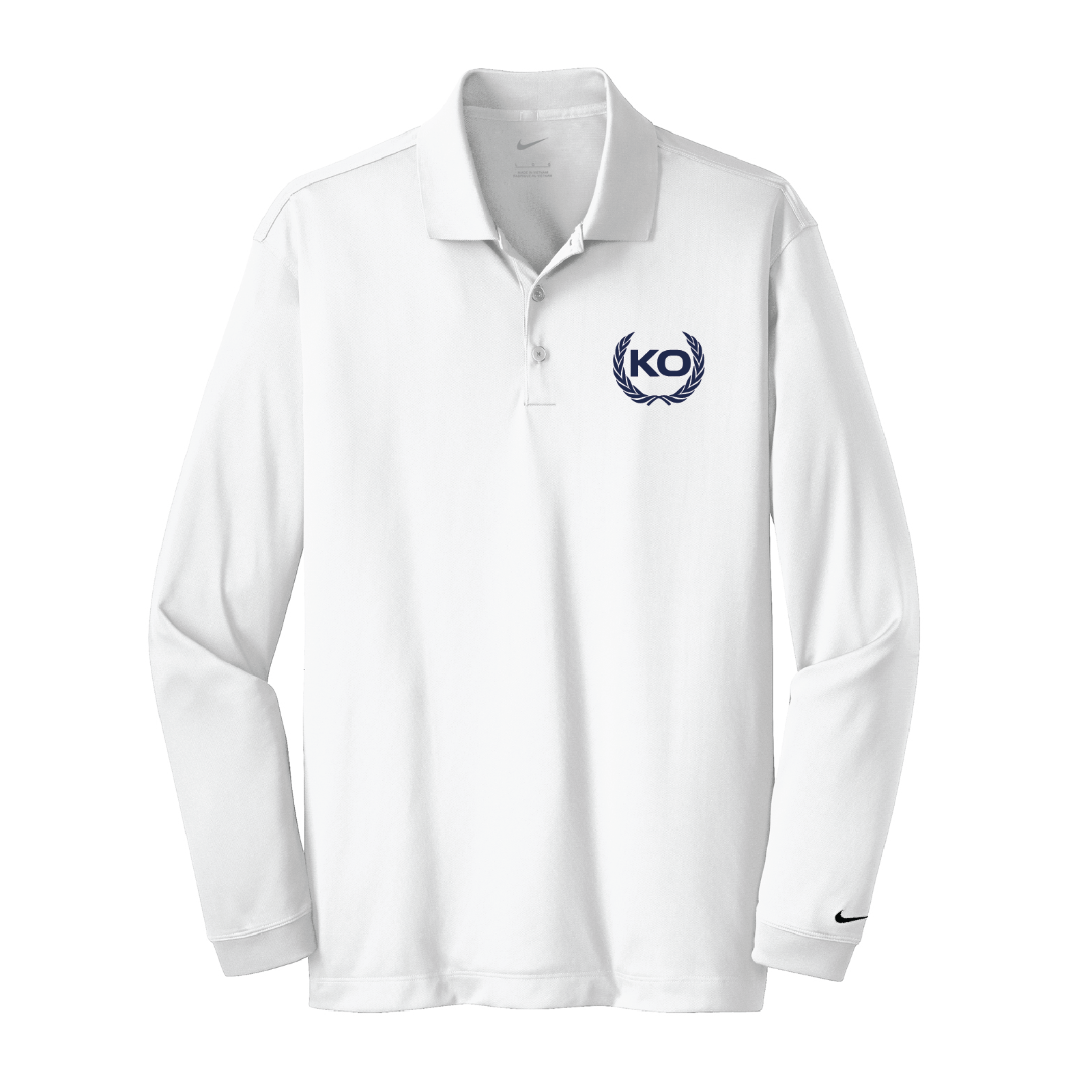 KO Eventing Men's Nike Long Sleeve Stretch Dri-FIT Polo