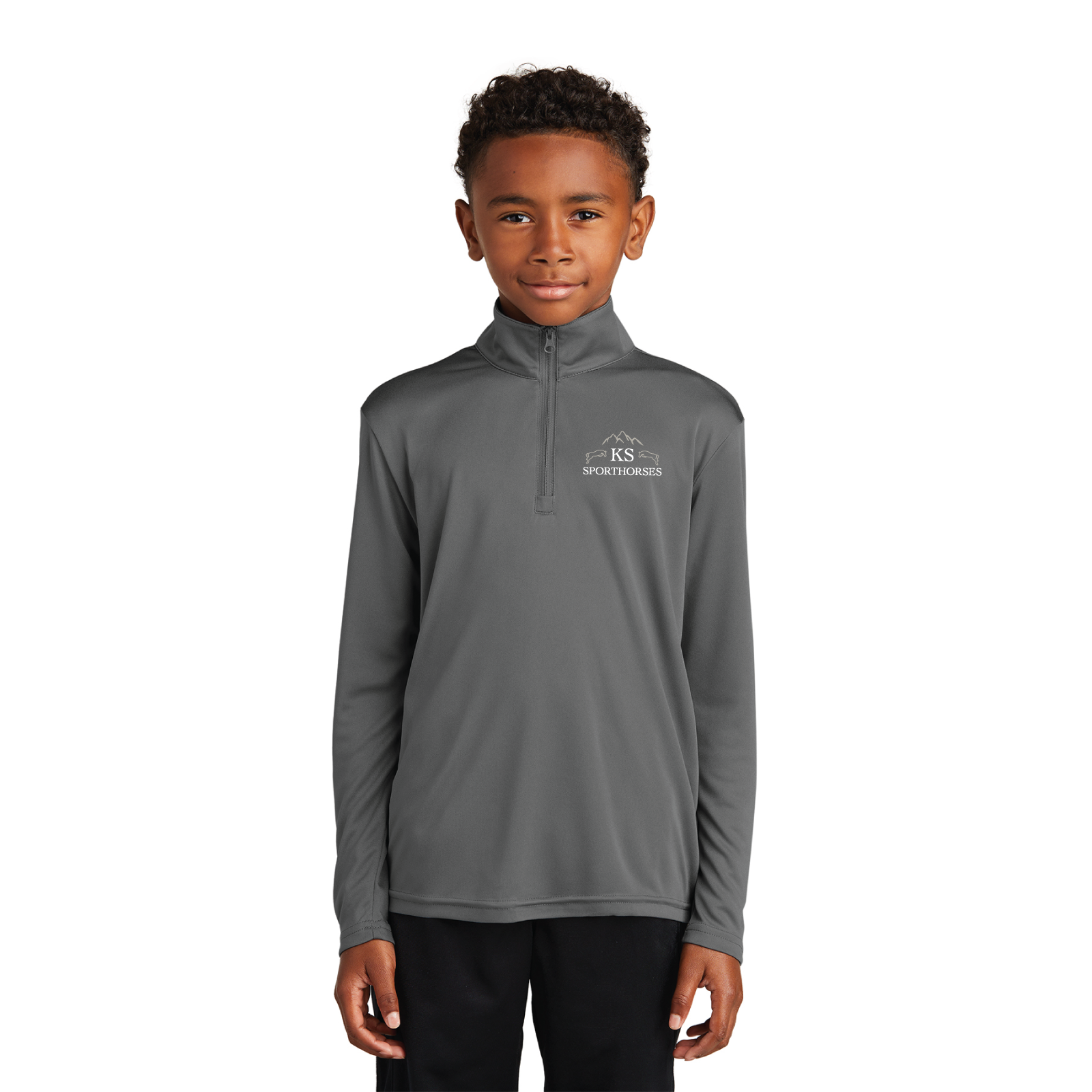 KS Sporthorses Youth Sport-Tek PosiCharge Competitor 1/4 Zip