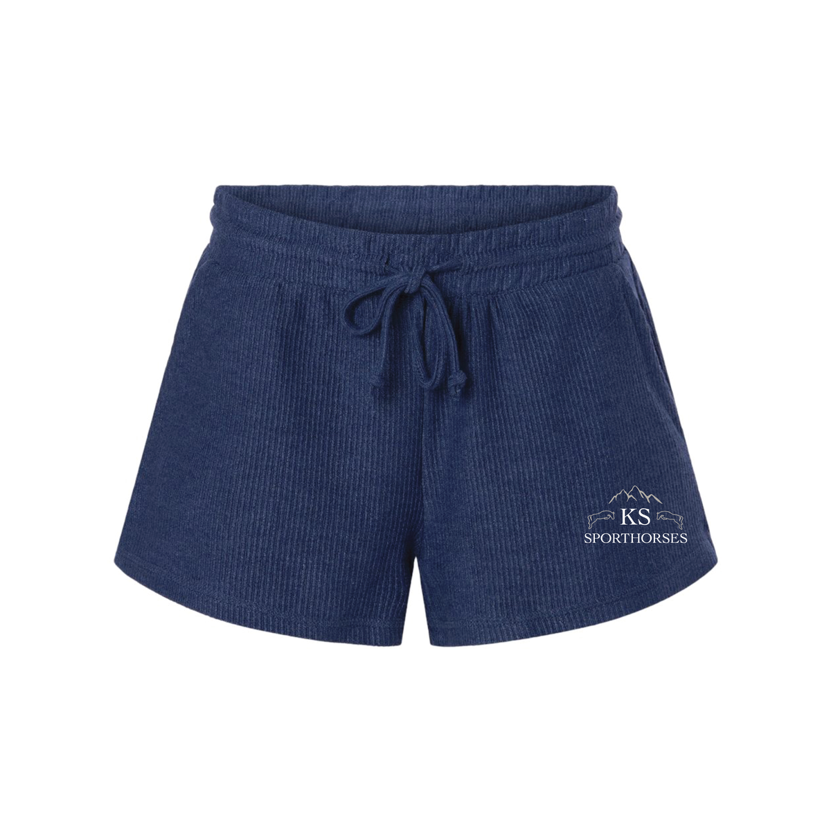 KS Sporthorses Women's Boxercraft Rib Knit Corded Shorts