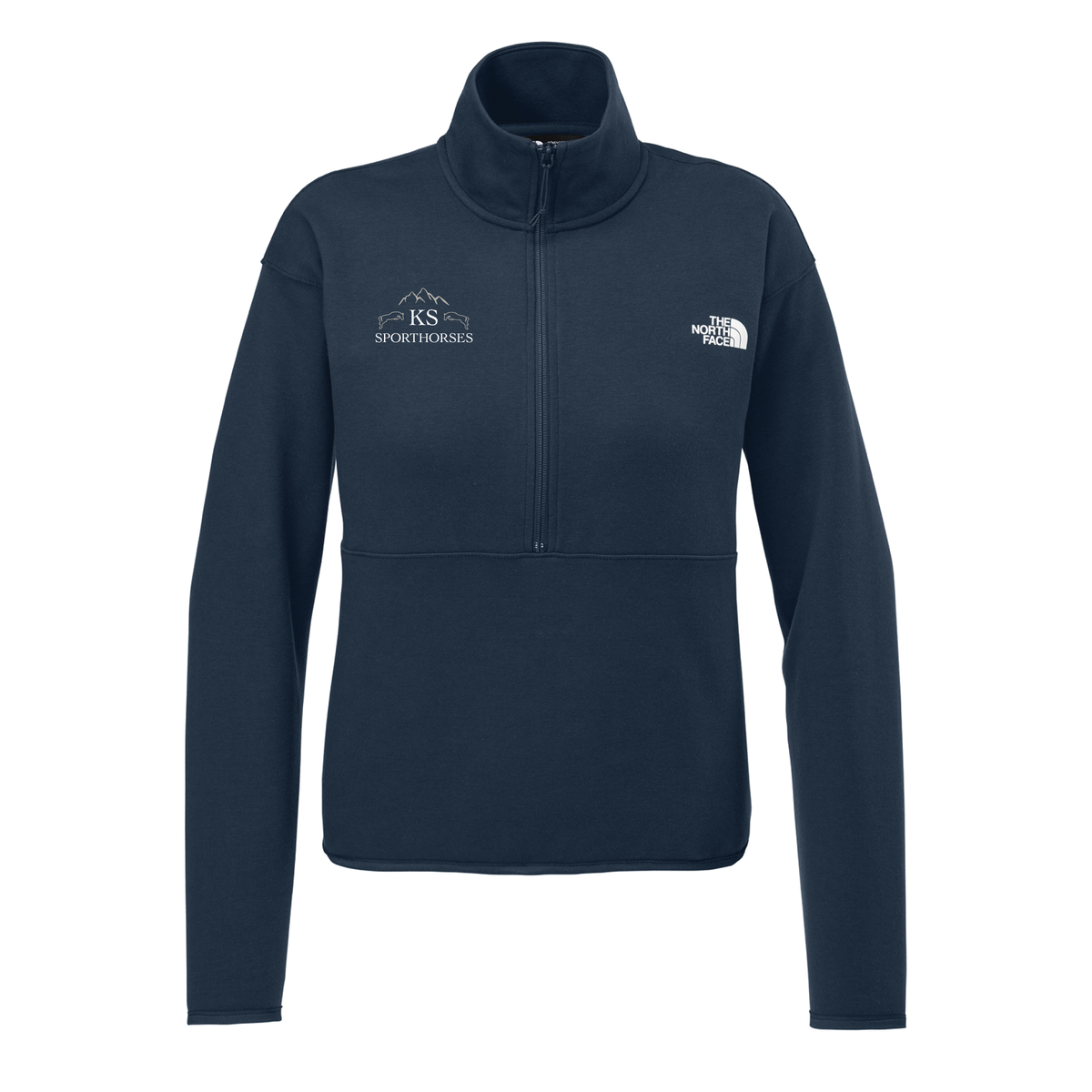 KS Sporthorses Women's The North Face Double-Knit 1/2 Zip Fleece