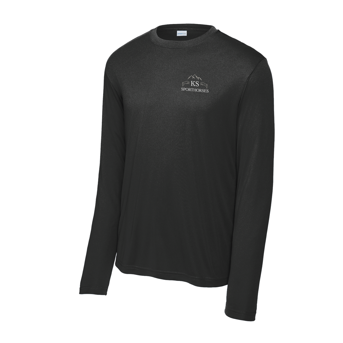KS Sporthorses Men's Sport-Tek Long Sleeve PosiCharge Competitor Tee