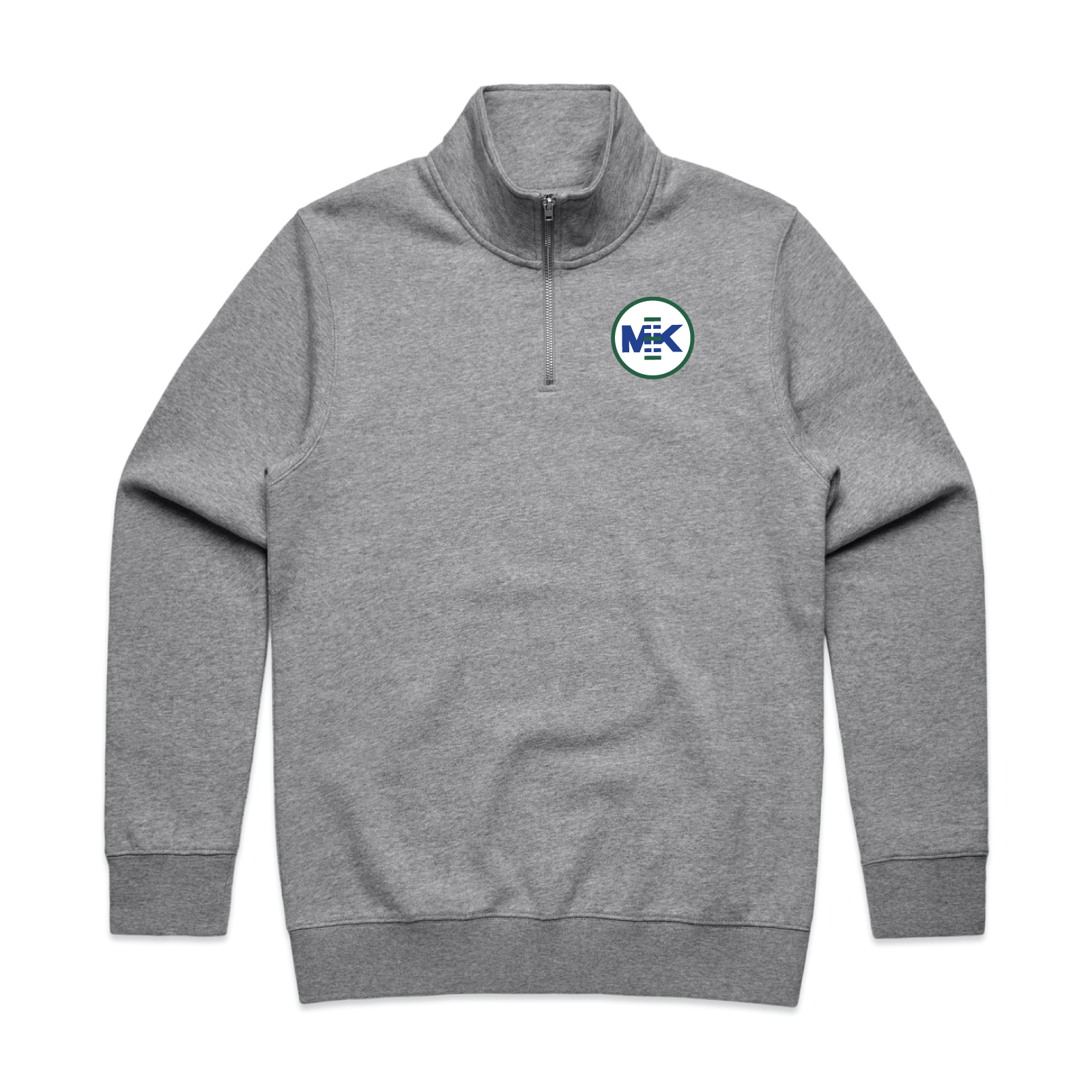 MK Equestrian Men's AS Colour Stencil Half Zip Crew