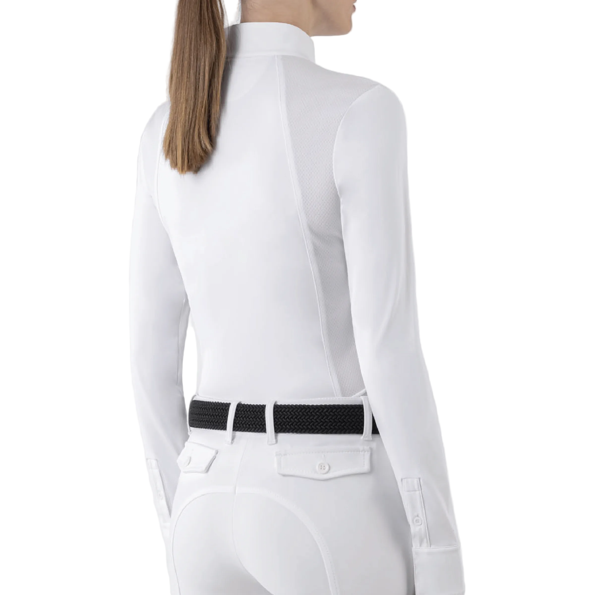 MKU Equestrian Women's Equiline Ghitak Long Sleeve Show Shirt