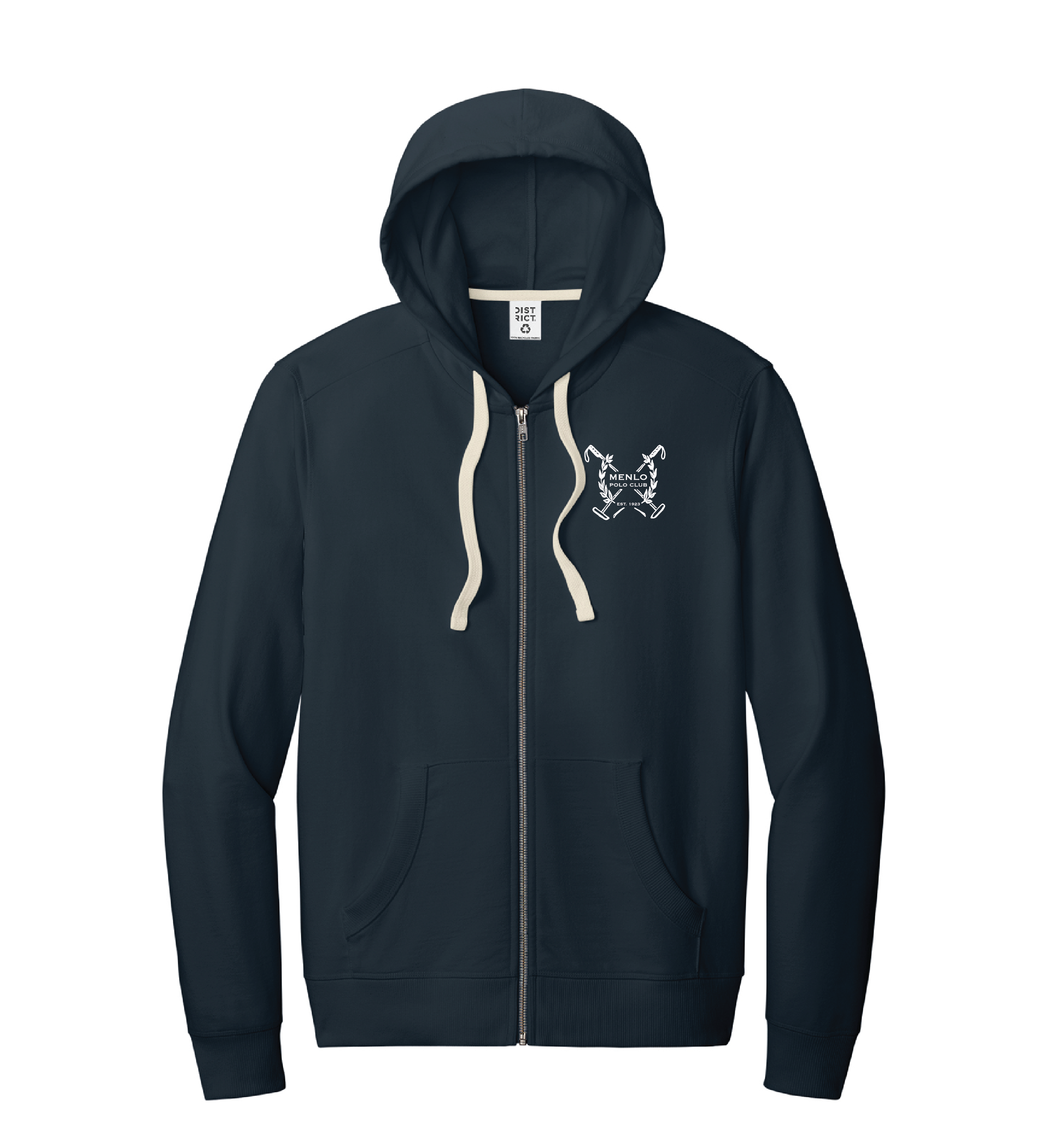 Menlo Polo Club Men's District Full Zip Hoodie