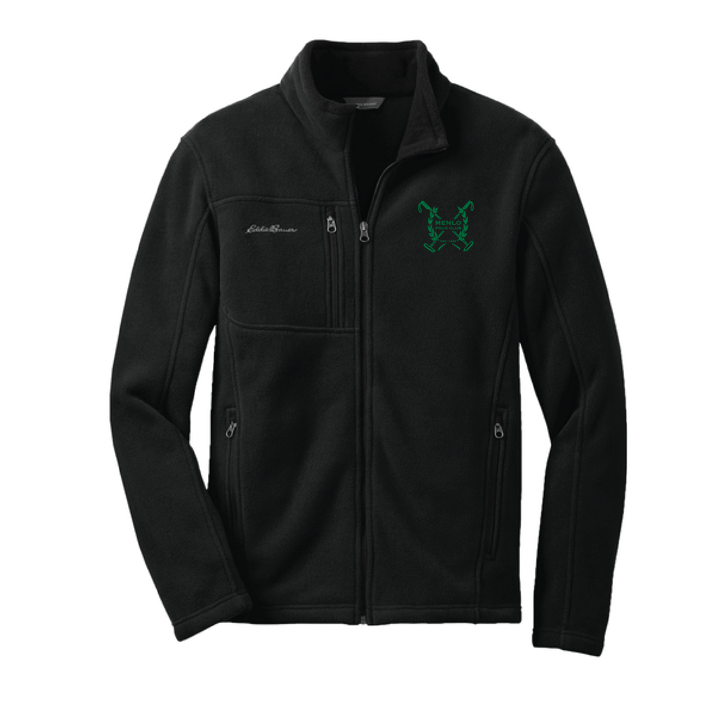 Menlo Polo Club Men's Eddie Bauer Full-Zip Fleece Jacket