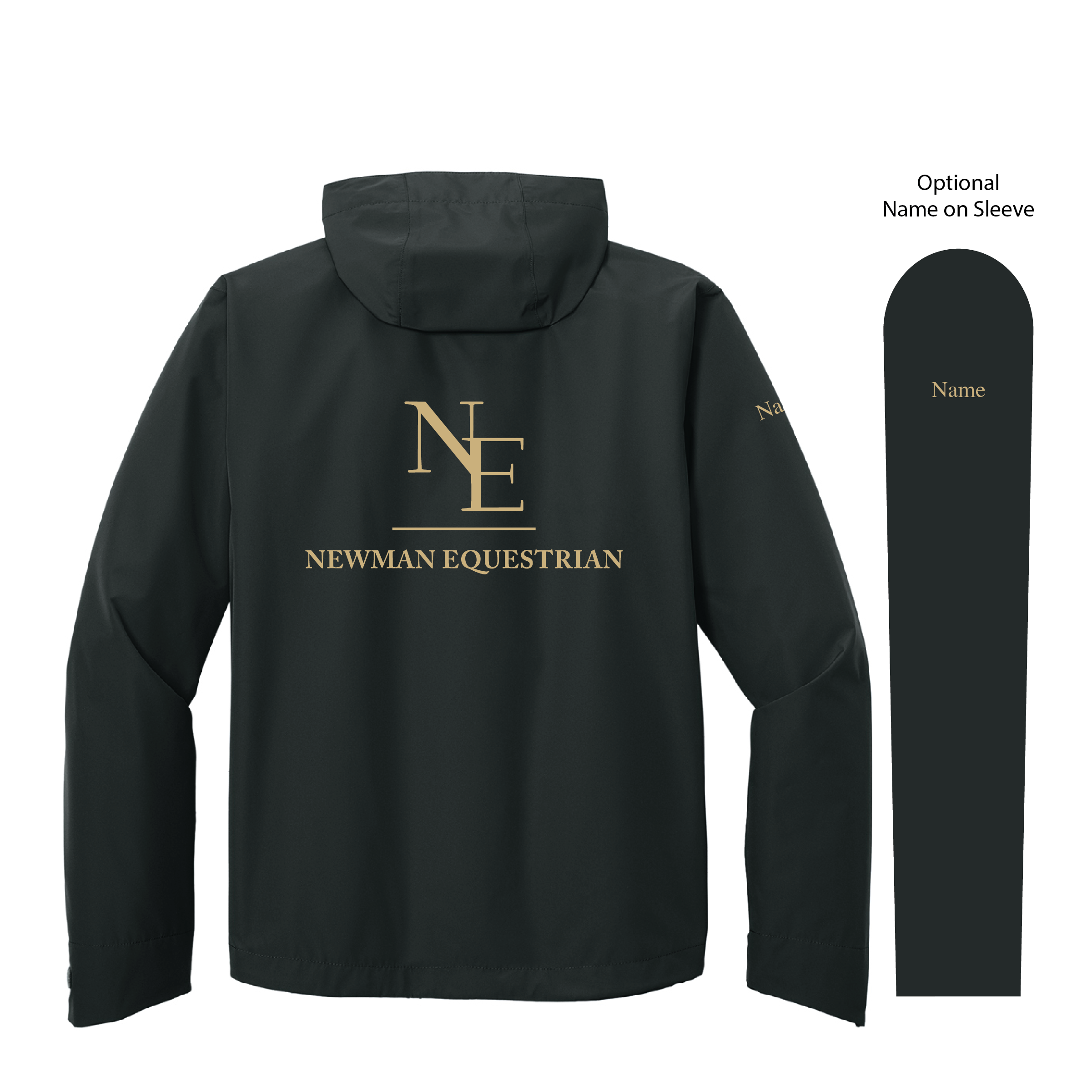 Newman Equestrian Men's Port Authority C-FREE Rain Jacket (w/ BACK LOGO)