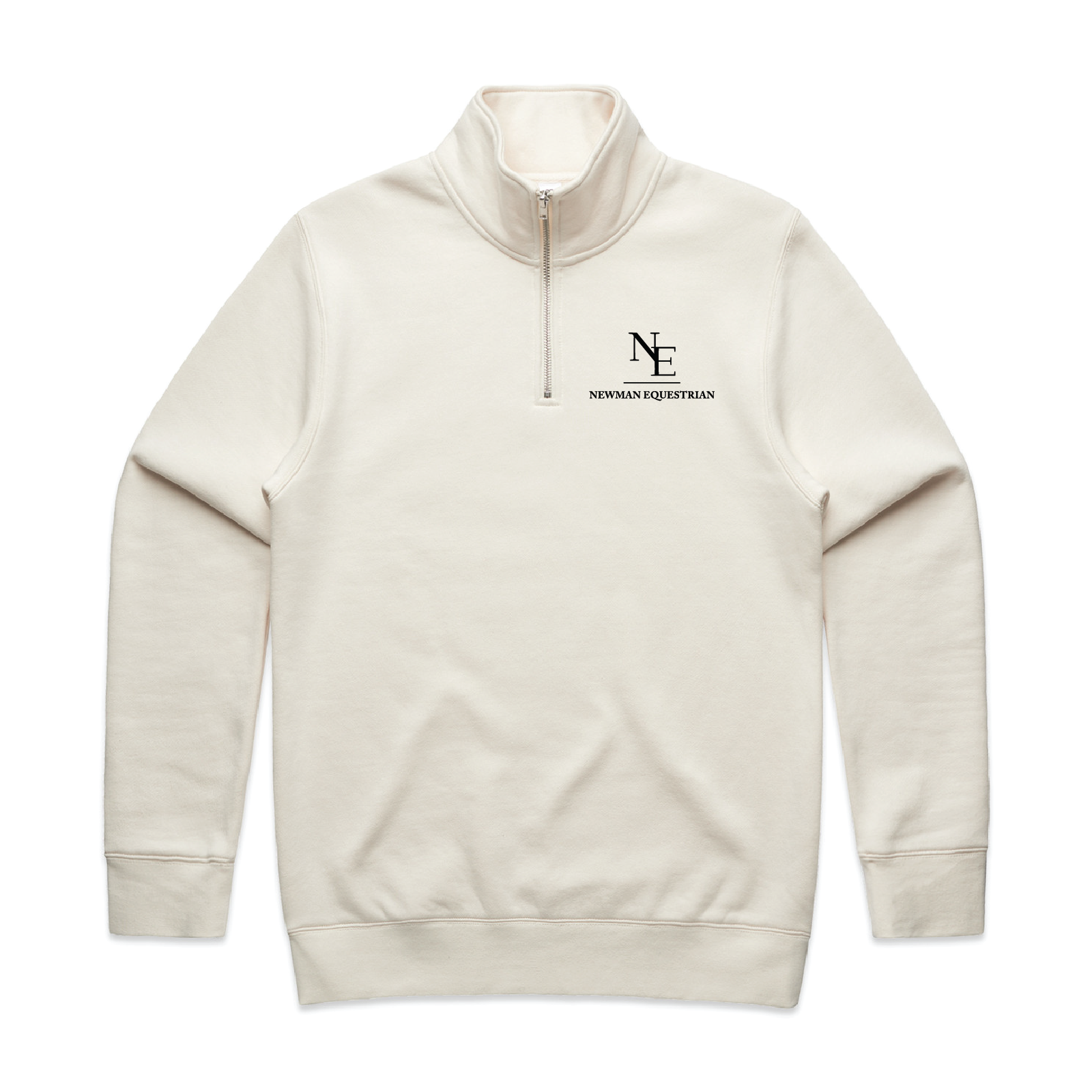 Newman Equestrian Men's AS Colour Stencil Half Zip Crew