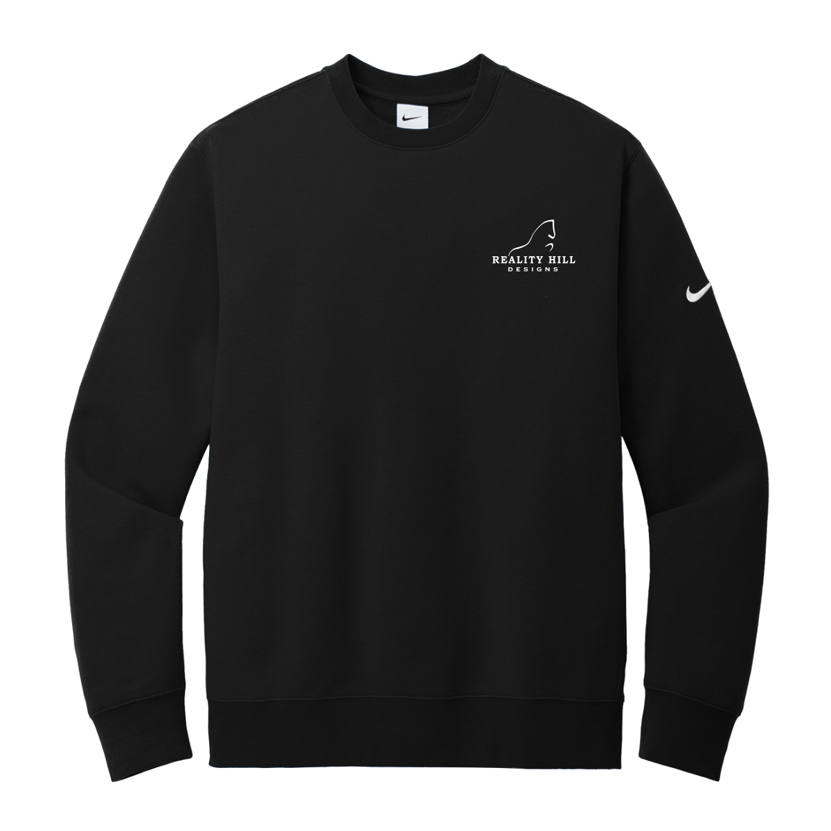 Unisex Nike Club Fleece Sleeve Swoosh Crew