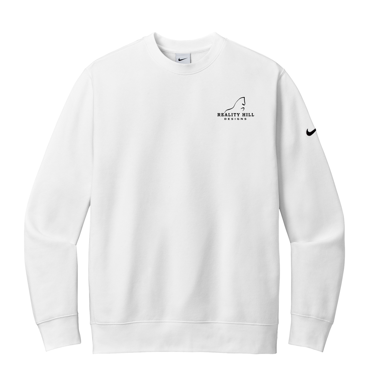 Unisex Nike Club Fleece Sleeve Swoosh Crew