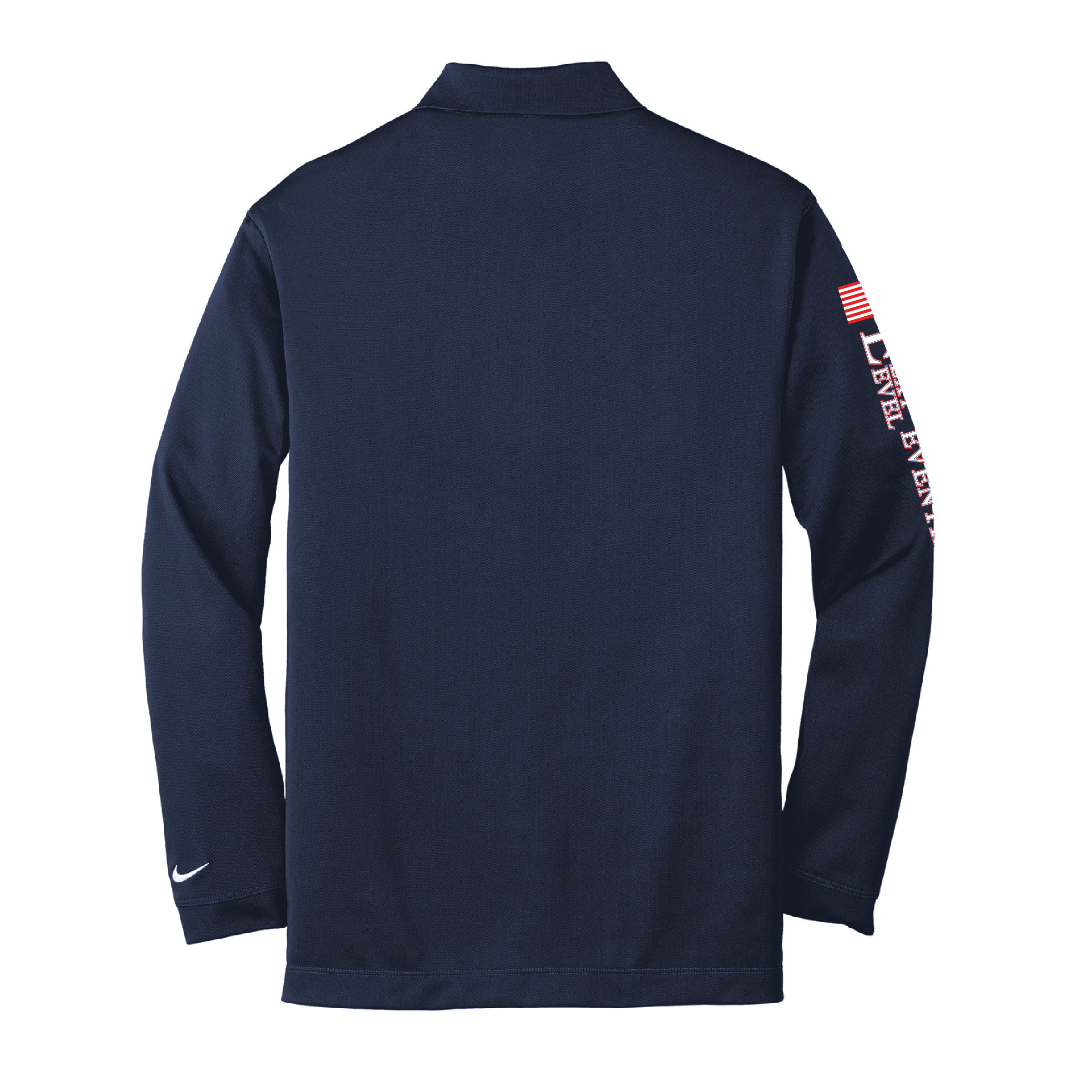 Next Level Eventing Men’s Nike Long Sleeve Stretch Dri-FIT Polo