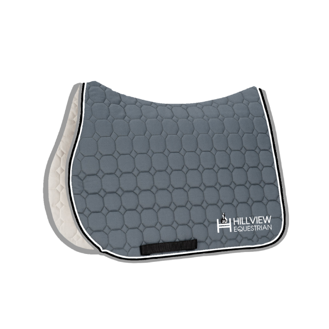 Hillview Equestrian Grey Equiline Custom Jumping Show Pad