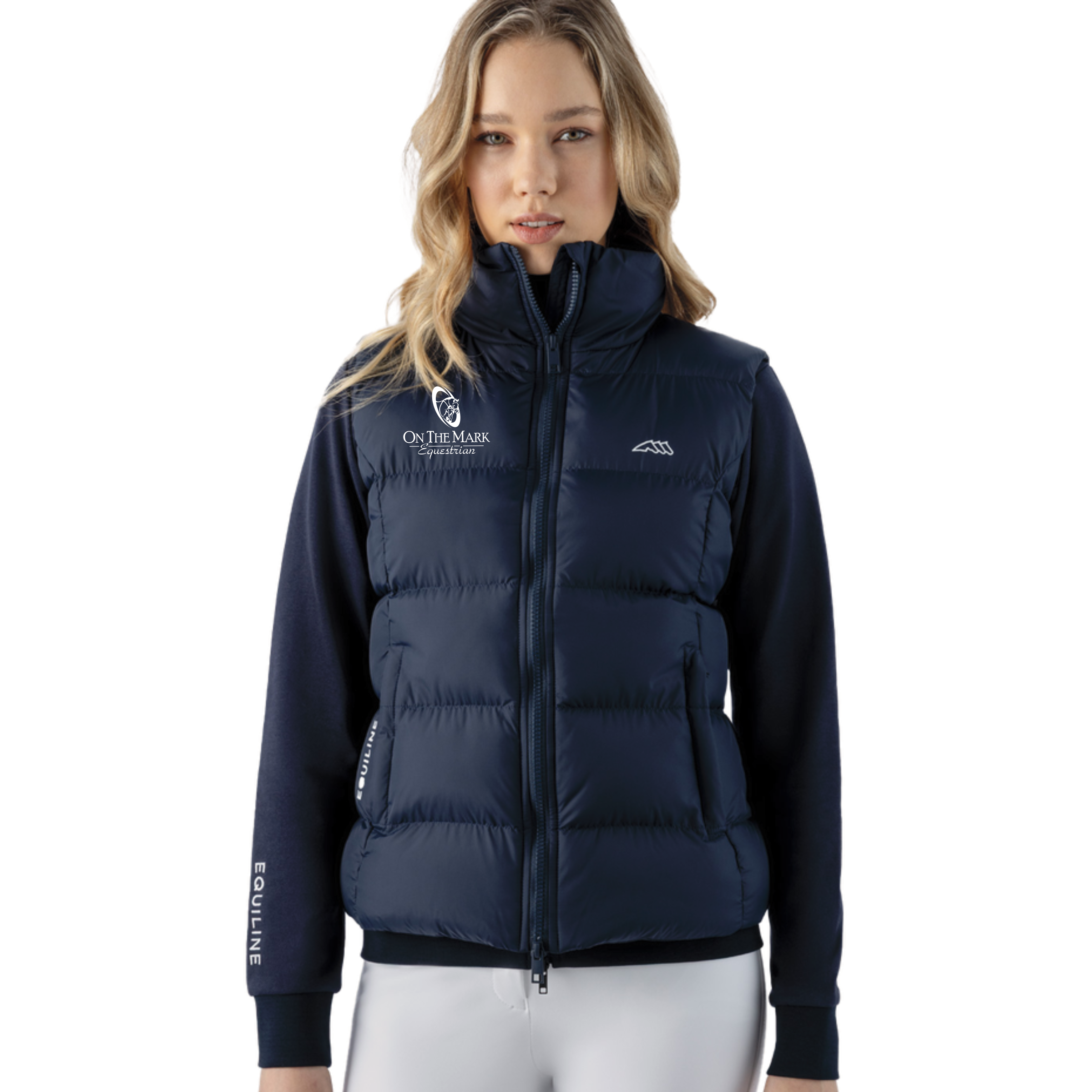 On The Mark Equestrian Women's Equiline EQVARTEK Blue Women's Vest