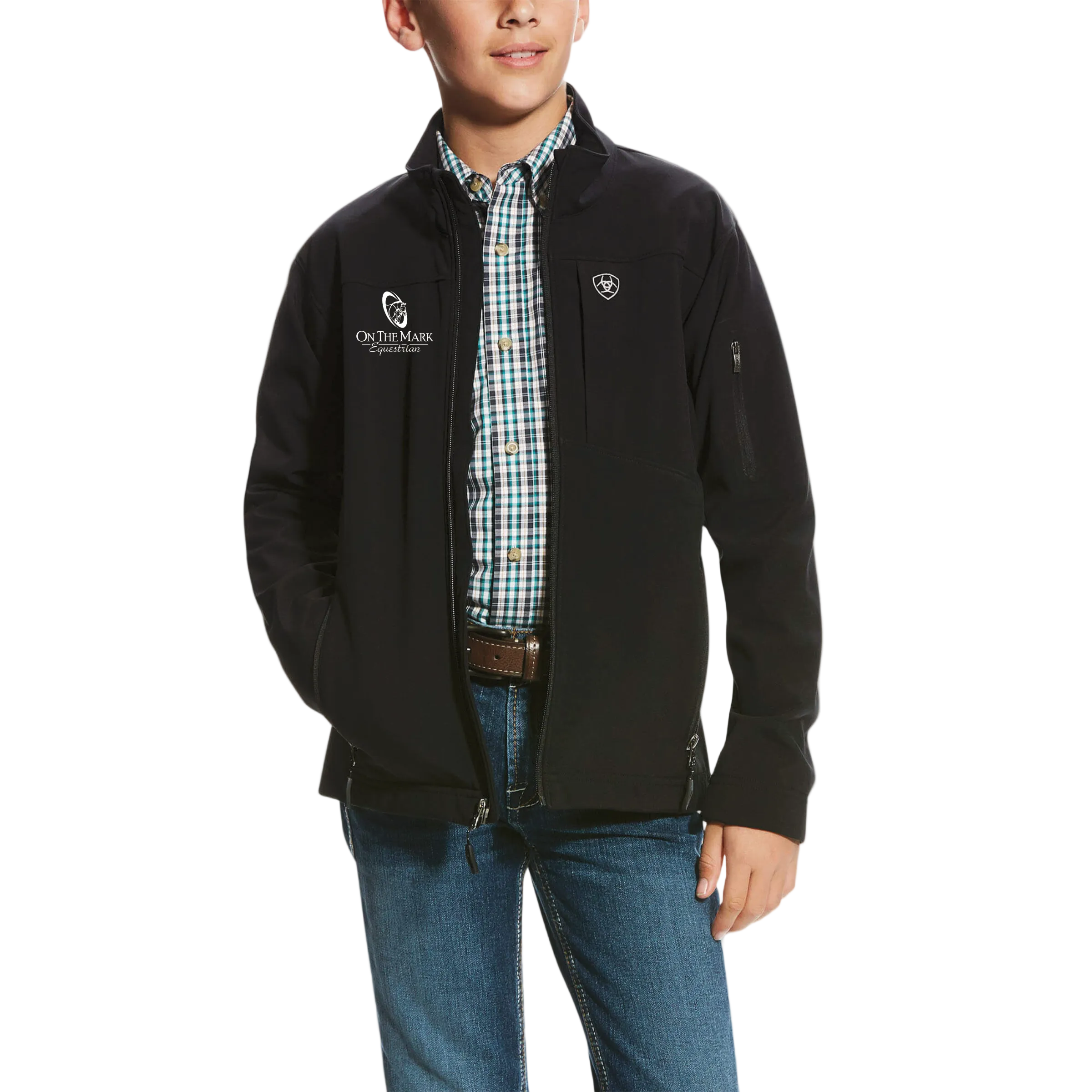 On The Mark Equestrian Youth Ariat Vernon Softshell Jacket