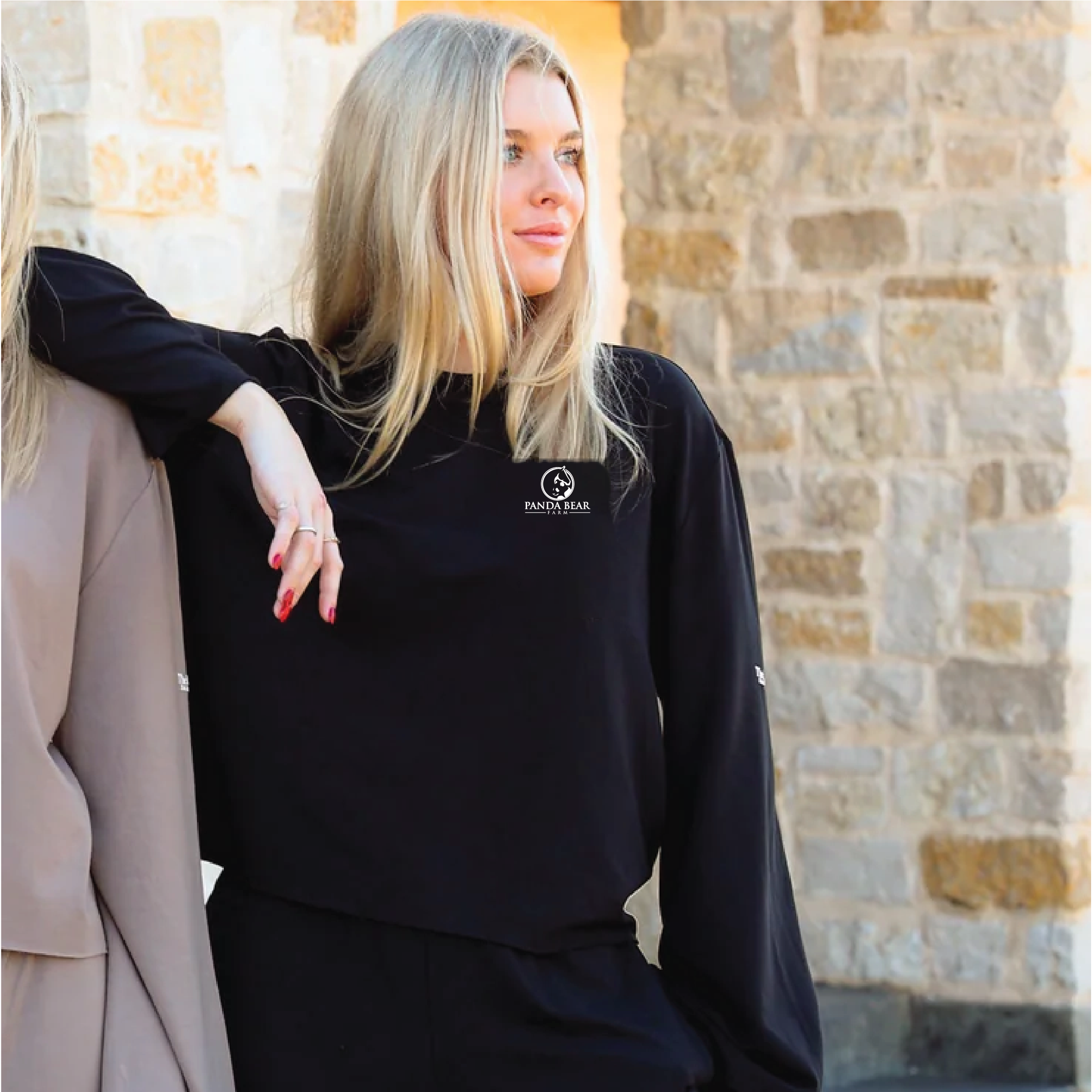 Panda Bear Farm Women's The Barn Dallas Ringside Flare Crewneck