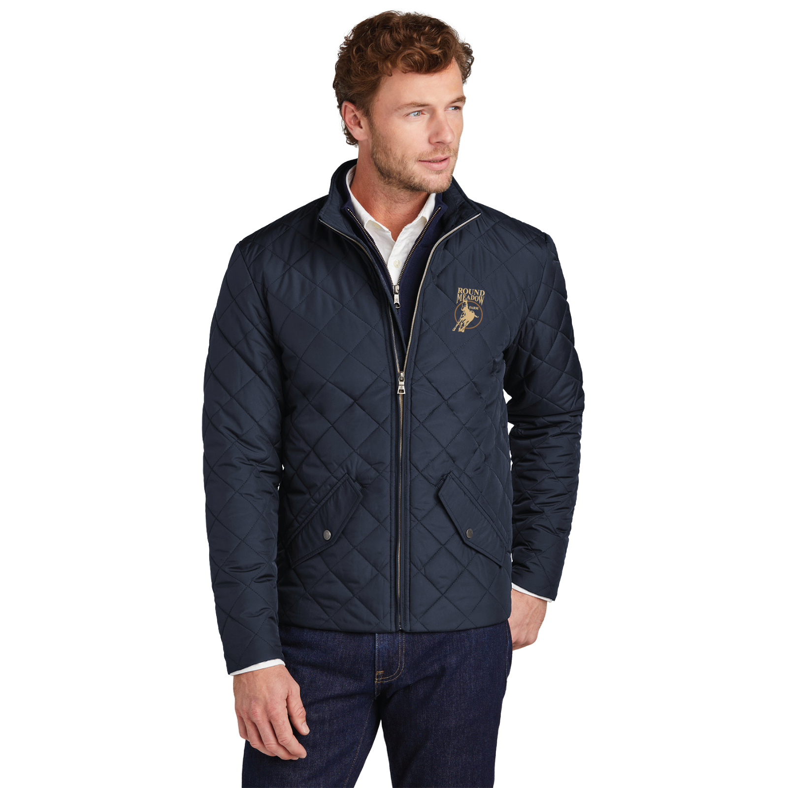 Round Meadow Men's Brooks Brothers Quilted Jacket