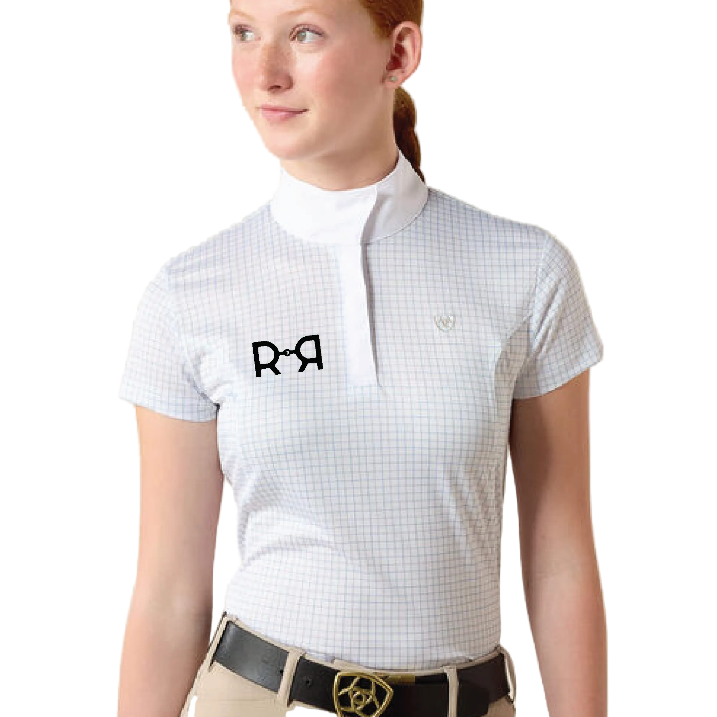 Rocco & Rose Youth Ariat Aptos Short Sleeve Show Shirt