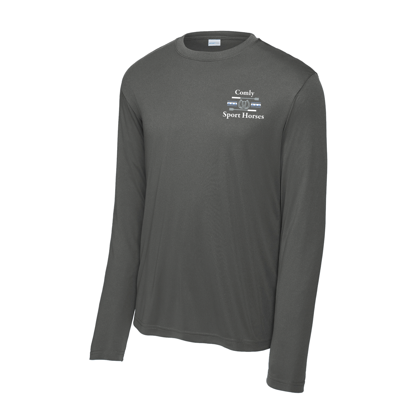 Comly Sport Horses Men's Sport-Tek Long Sleeve PosiCharge Competitor Tee