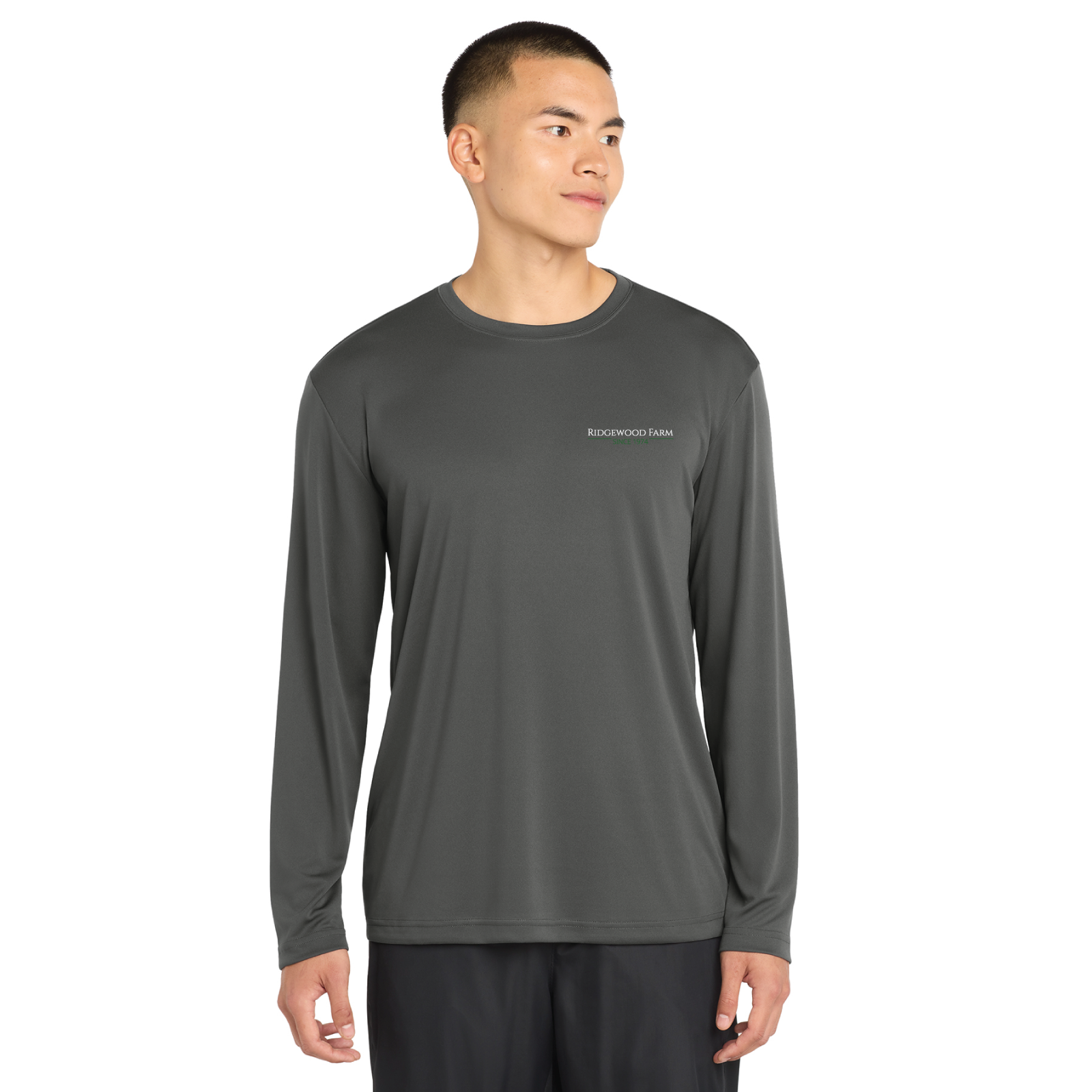 Ridgewood Farm Men's Sport-Tek Long Sleeve PosiCharge Competitor Tee
