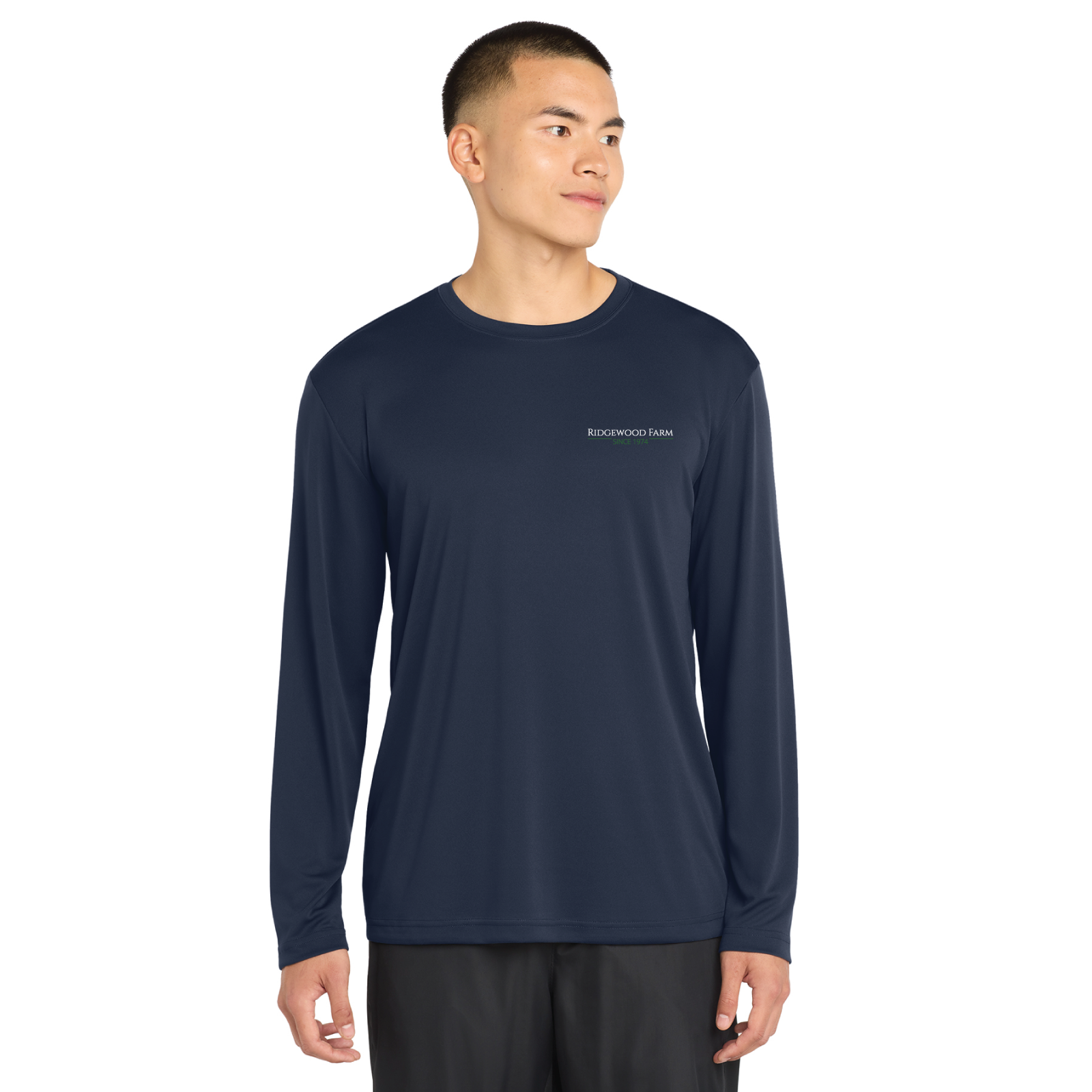 Ridgewood Farm Men's Sport-Tek Long Sleeve PosiCharge Competitor Tee