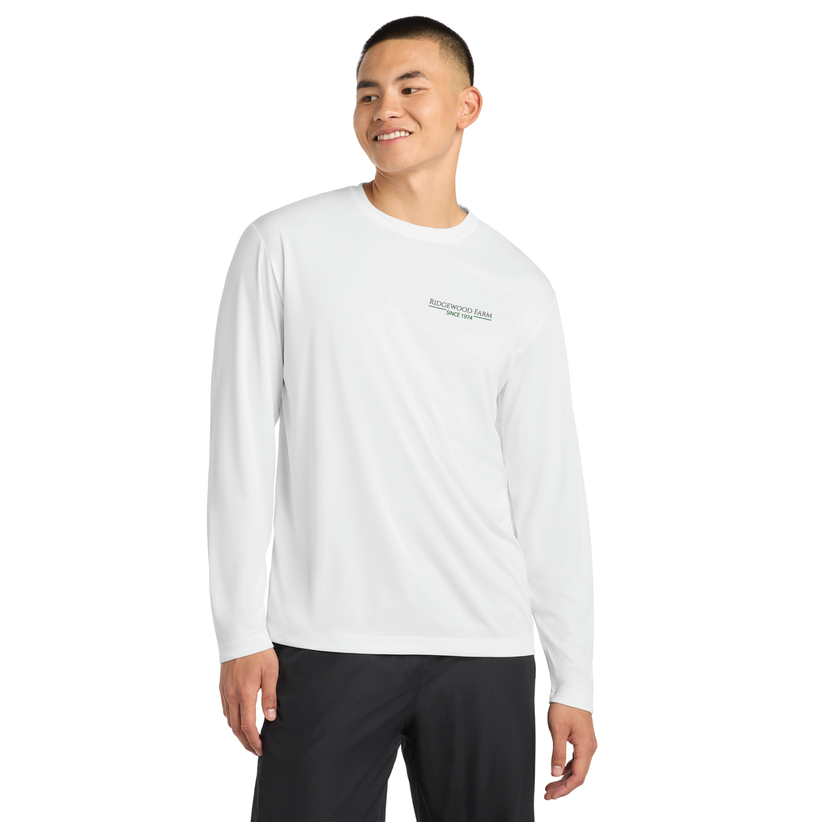 Ridgewood Farm Men's Sport-Tek Long Sleeve PosiCharge Competitor Tee