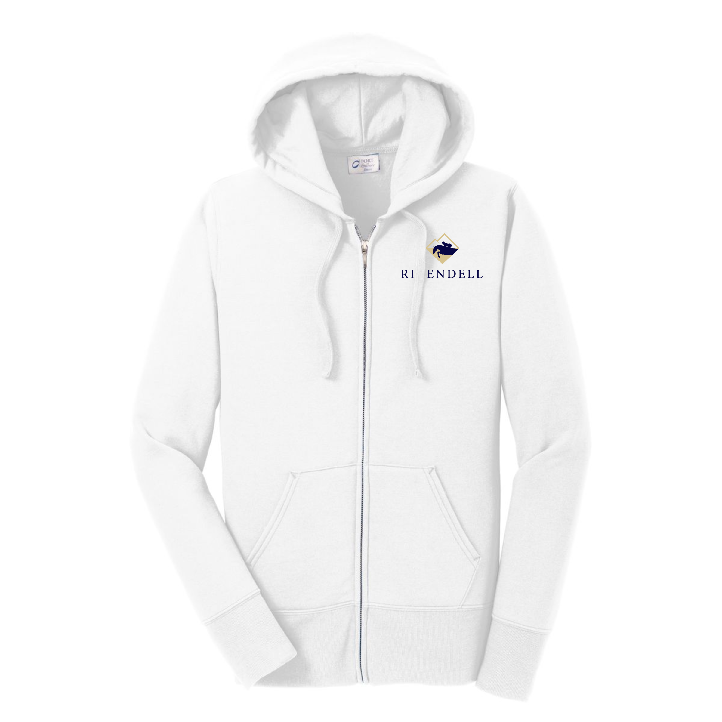 Rivendell Women's Port & Co. Core Fleece Full-Zip Hoodie