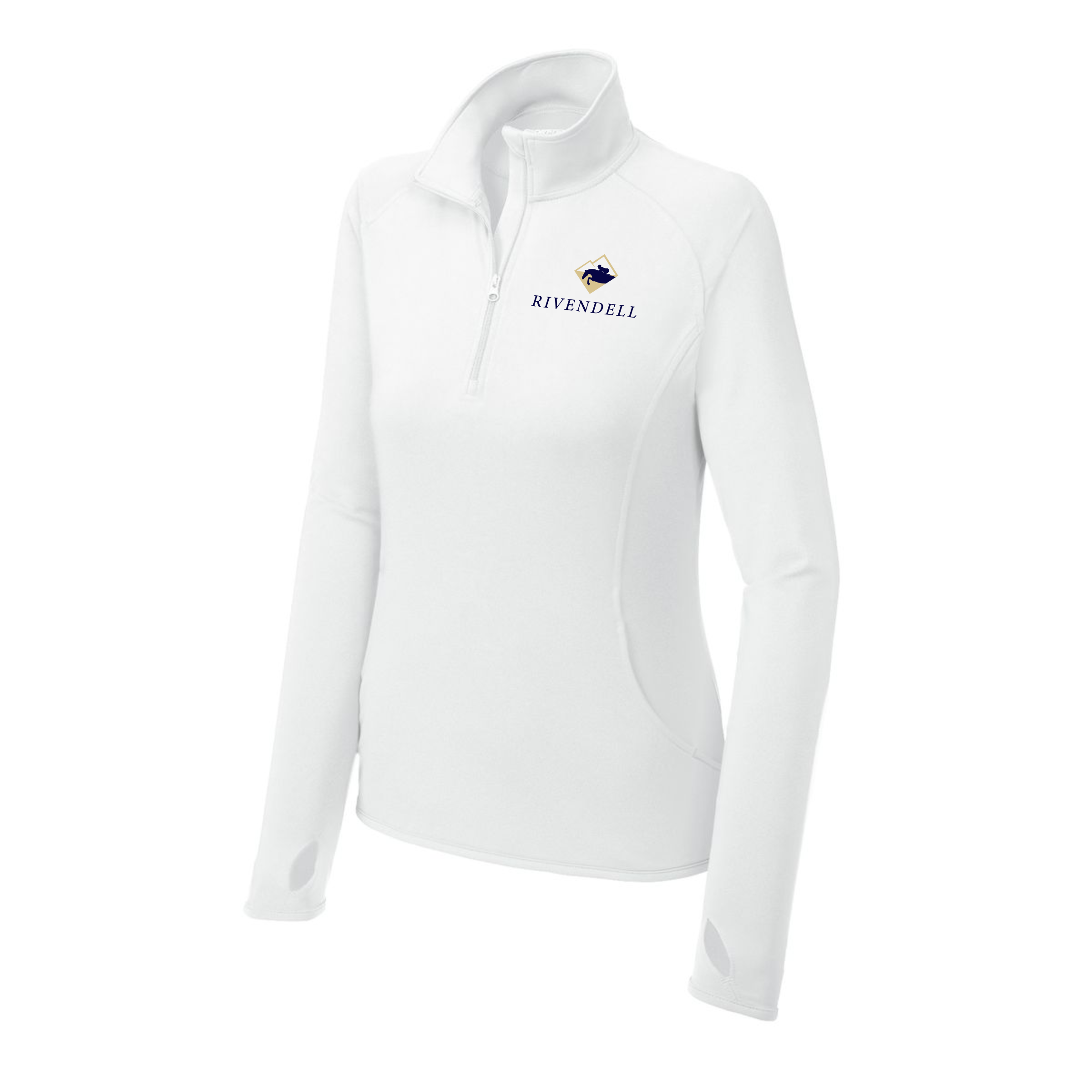 Rivendell Women's Sport-Tek Sport-Wick Stretch 1/4 Zip Pullover