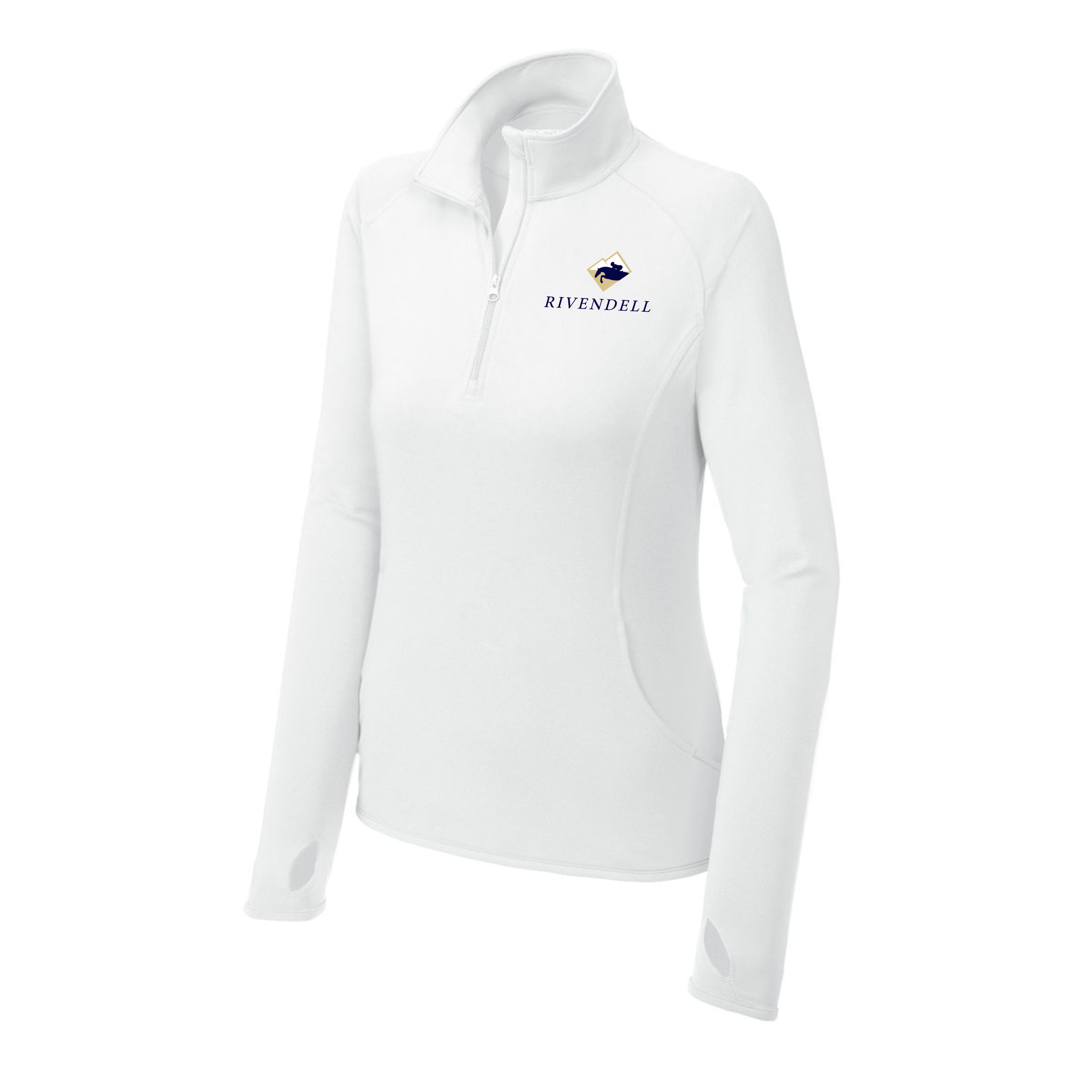 Rivendell Women's Sport-Tek Sport-Wick Stretch 1/4 Zip Pullover