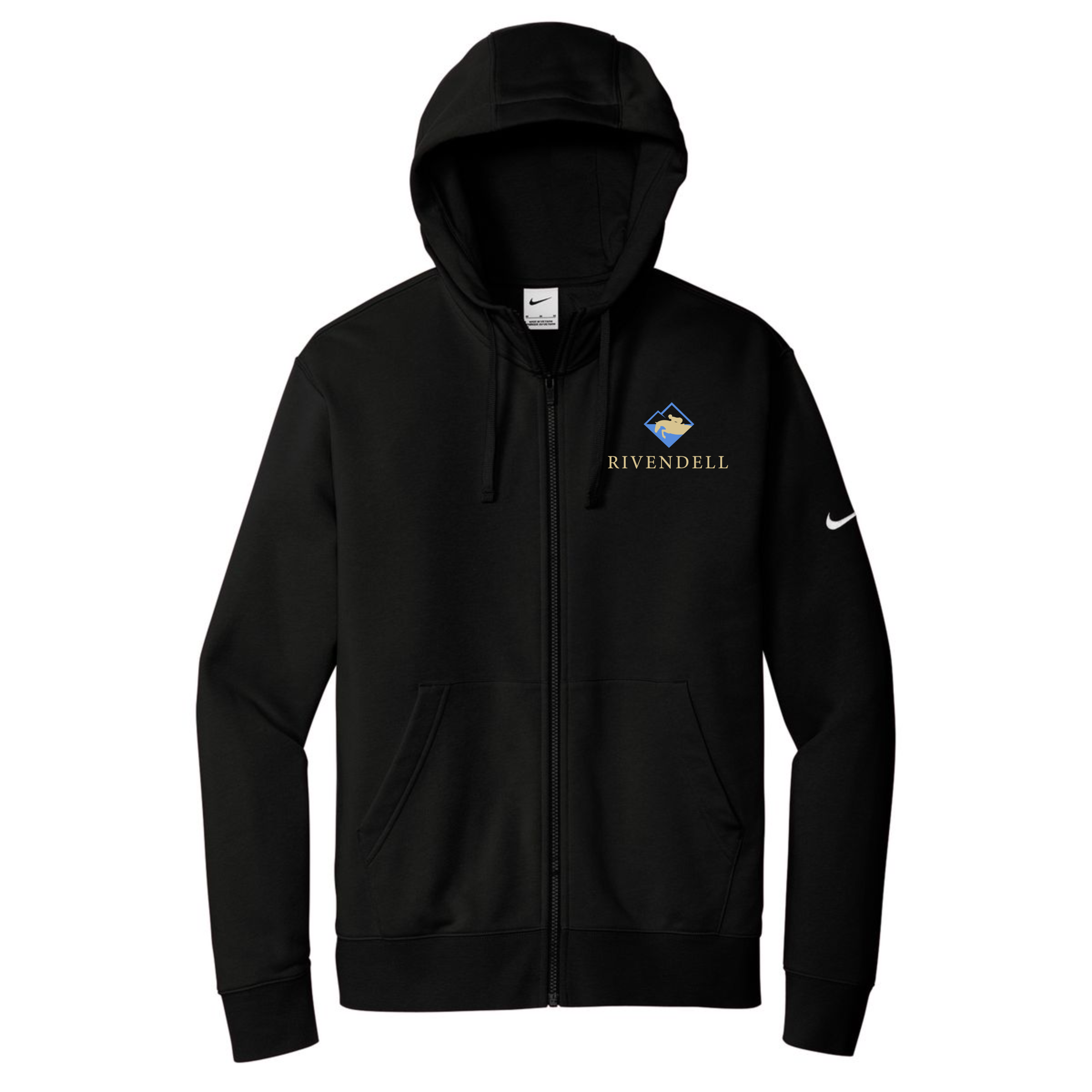 Rivendell Men's Nike Club Fleece Full-Zip Hoodie