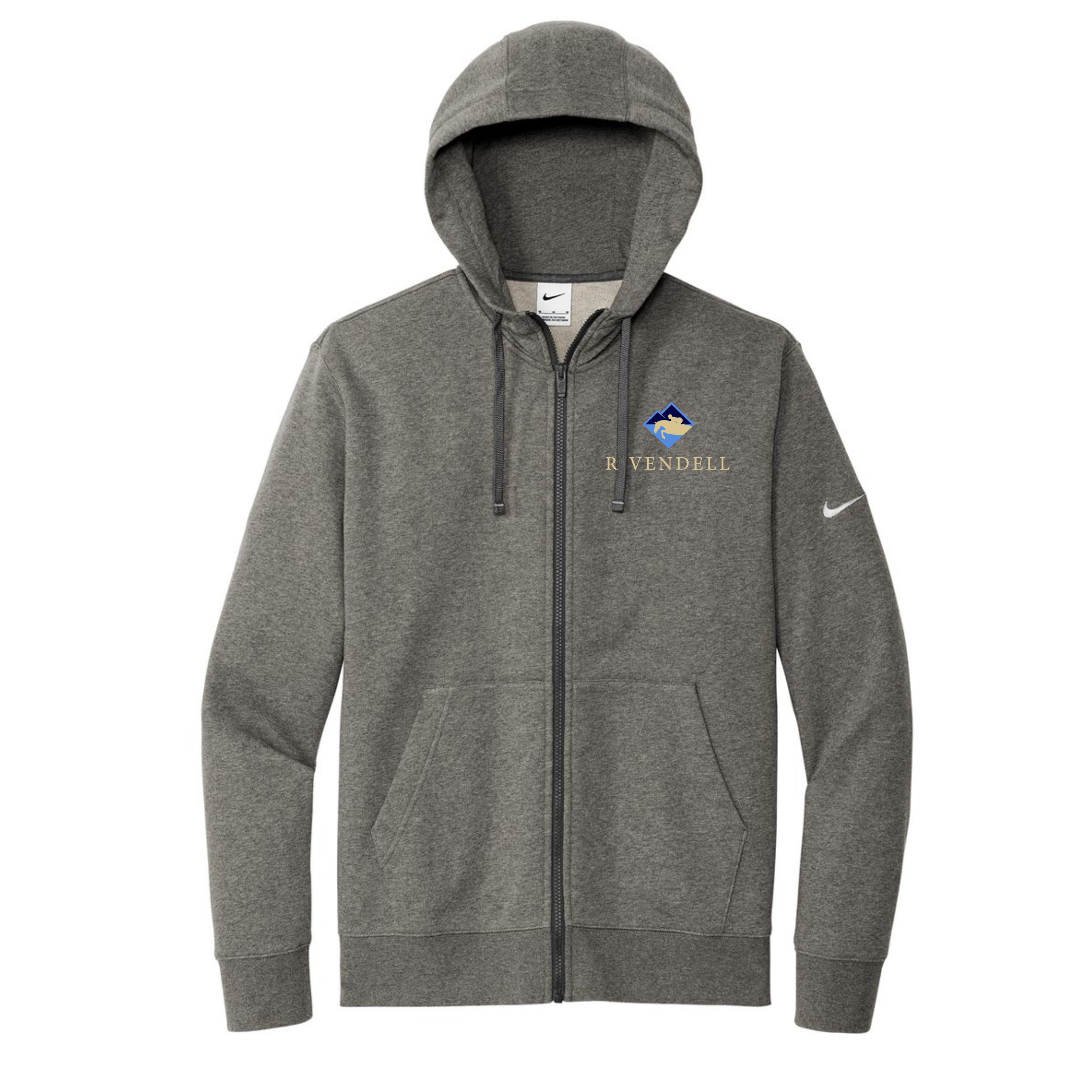 Rivendell Men's Nike Club Fleece Full-Zip Hoodie