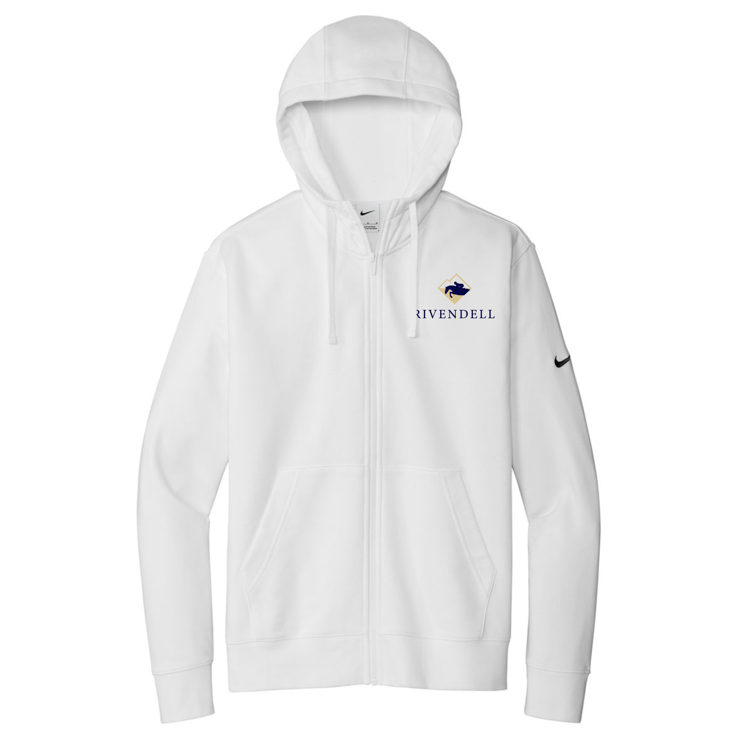 Rivendell Men's Nike Club Fleece Full-Zip Hoodie
