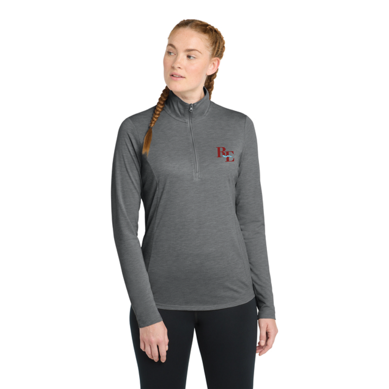 Women's Sport-Tek PosiCharge Tri-Blend Wicking 1/4 Zip Pullover