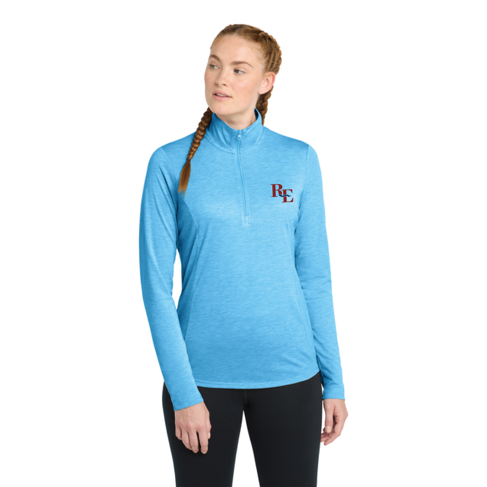 Women's Sport-Tek PosiCharge Tri-Blend Wicking 1/4 Zip Pullover