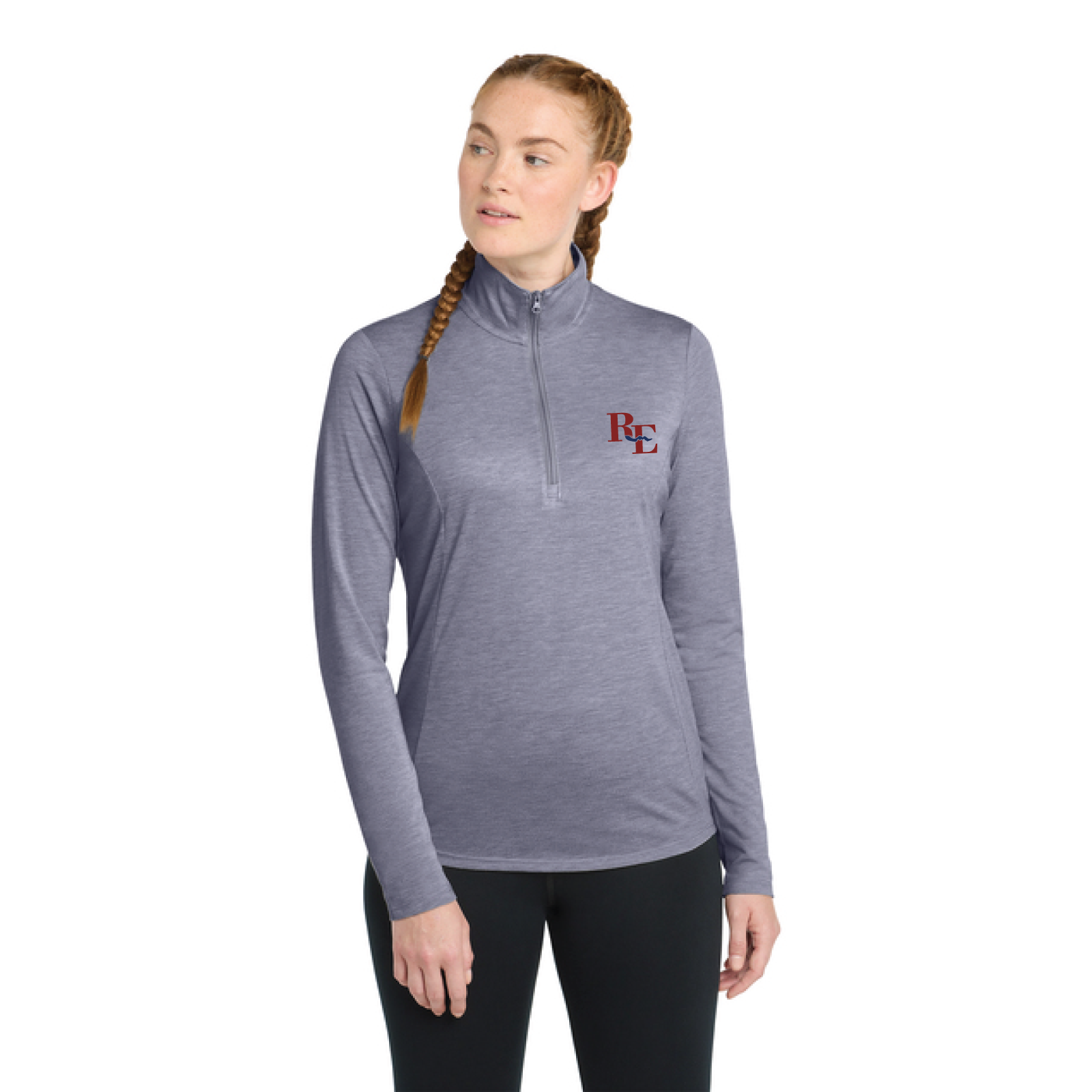 Women's Sport-Tek PosiCharge Tri-Blend Wicking 1/4 Zip Pullover