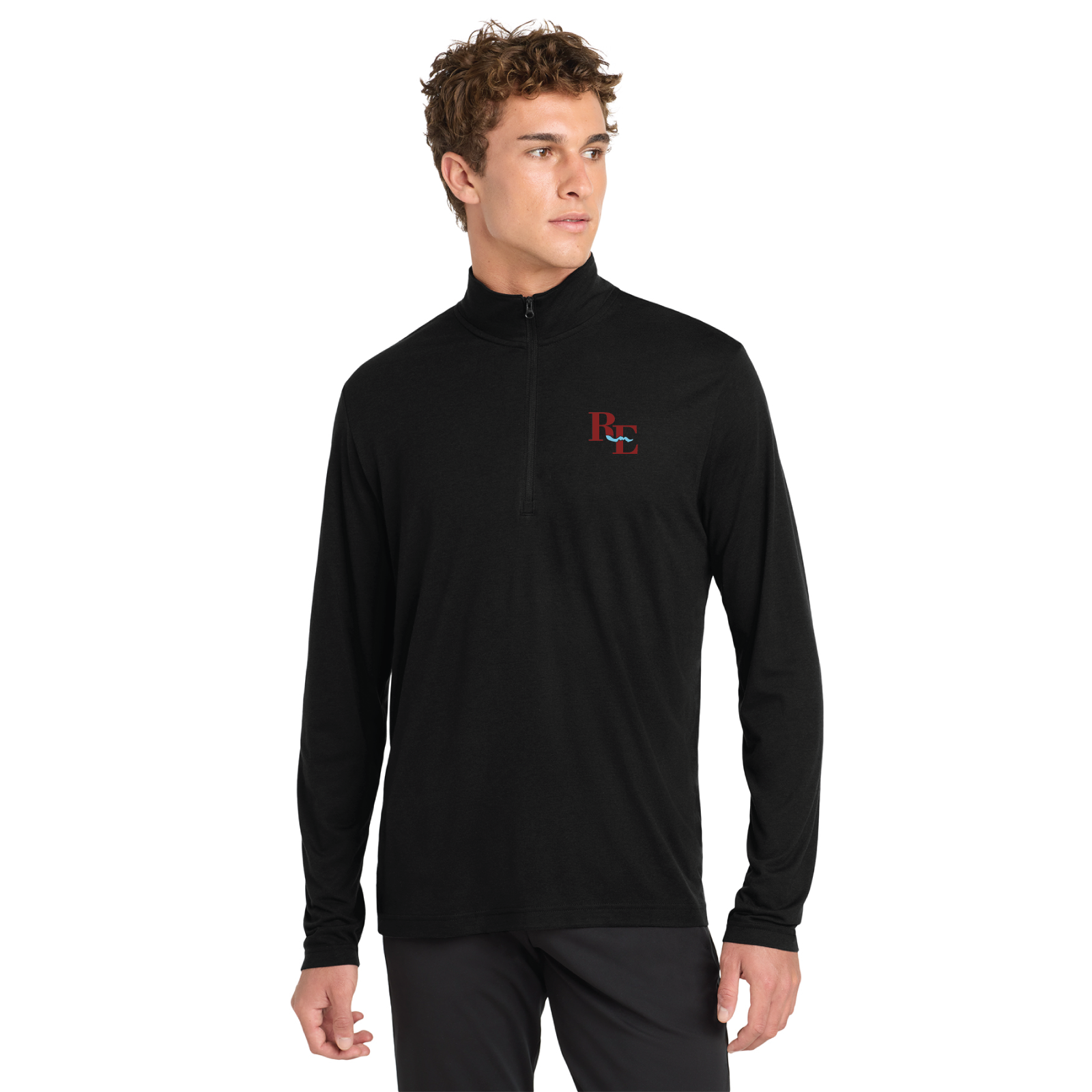 Riverbend Men's Sport-Tek PosiCharge Tri-Blend Wicking 1/4 Zip Pullover