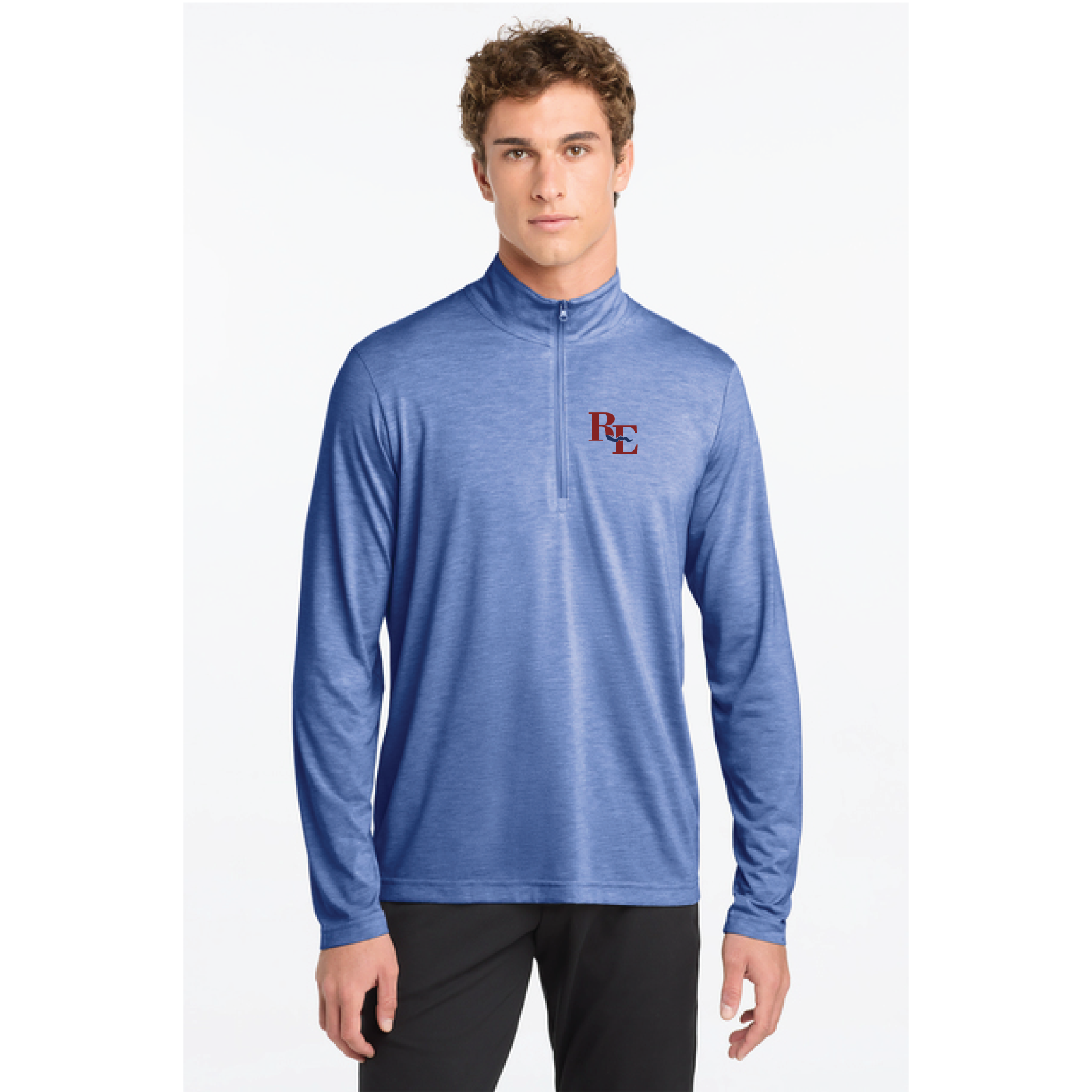 Riverbend Men's Sport-Tek PosiCharge Tri-Blend Wicking 1/4 Zip Pullover