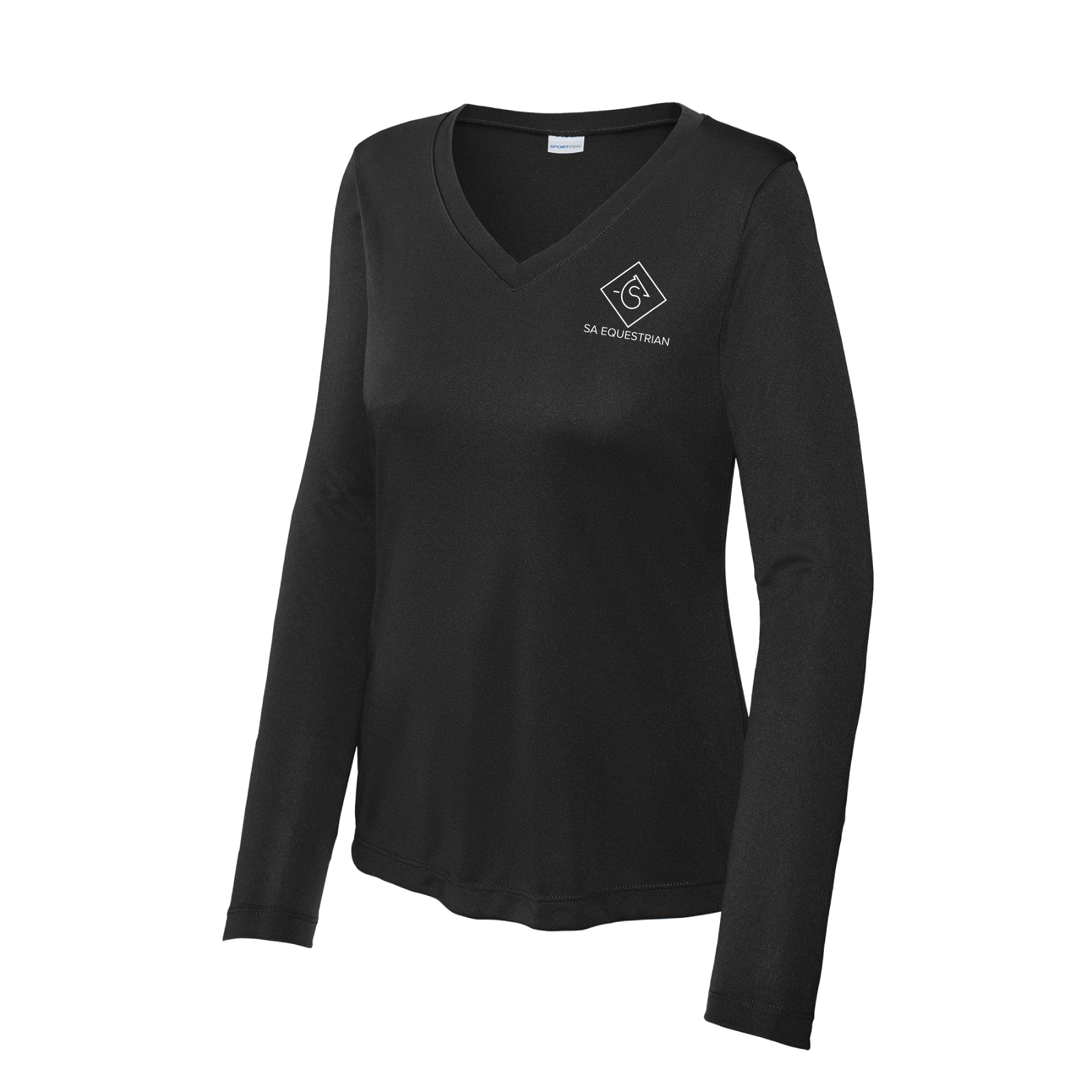 SA Equestrian Women's Sport-Tek PosiCharge Competitor Long Sleeve V-Neck
