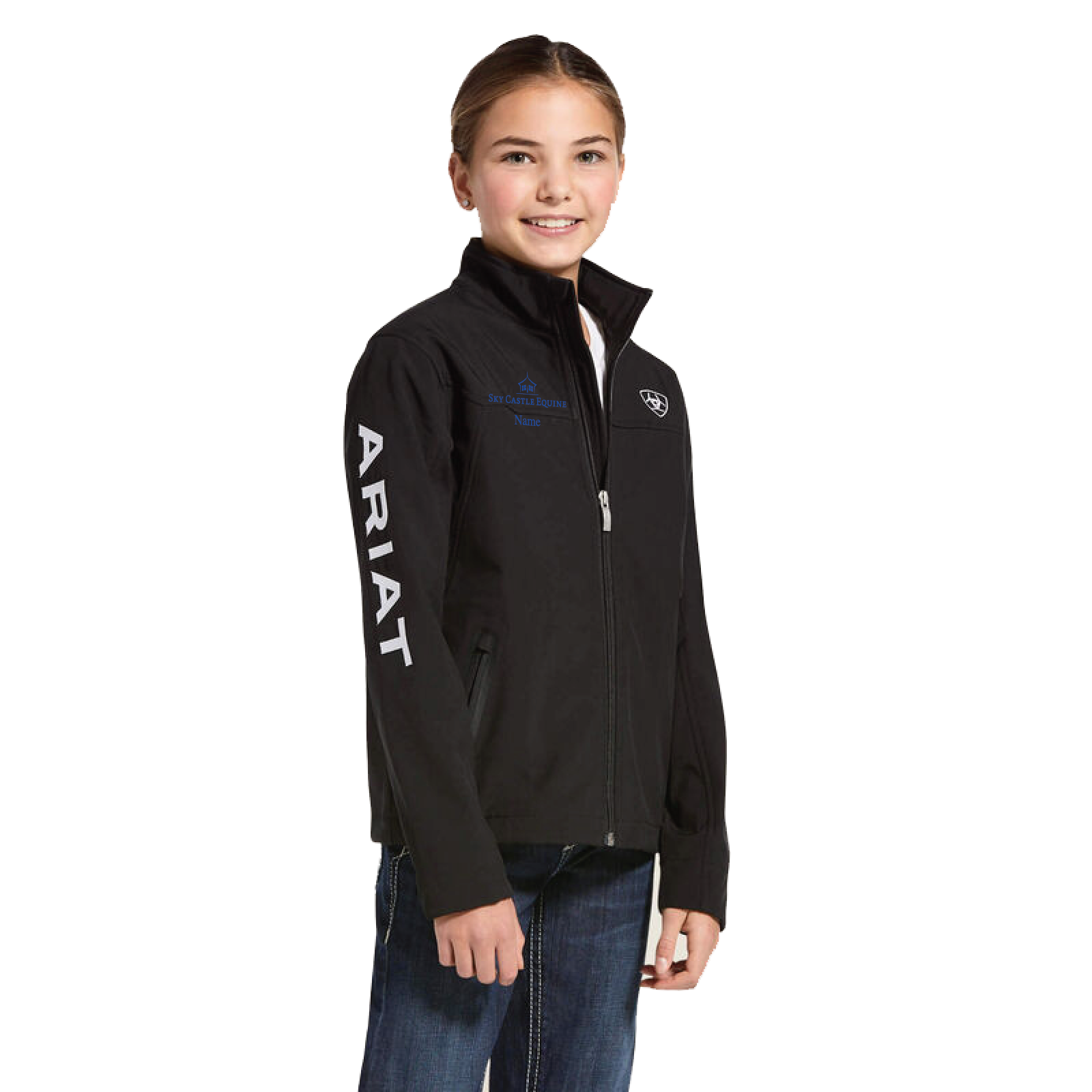 Bay Bridge Hunter Jumper Youth Ariat New Team Softshell Jacket