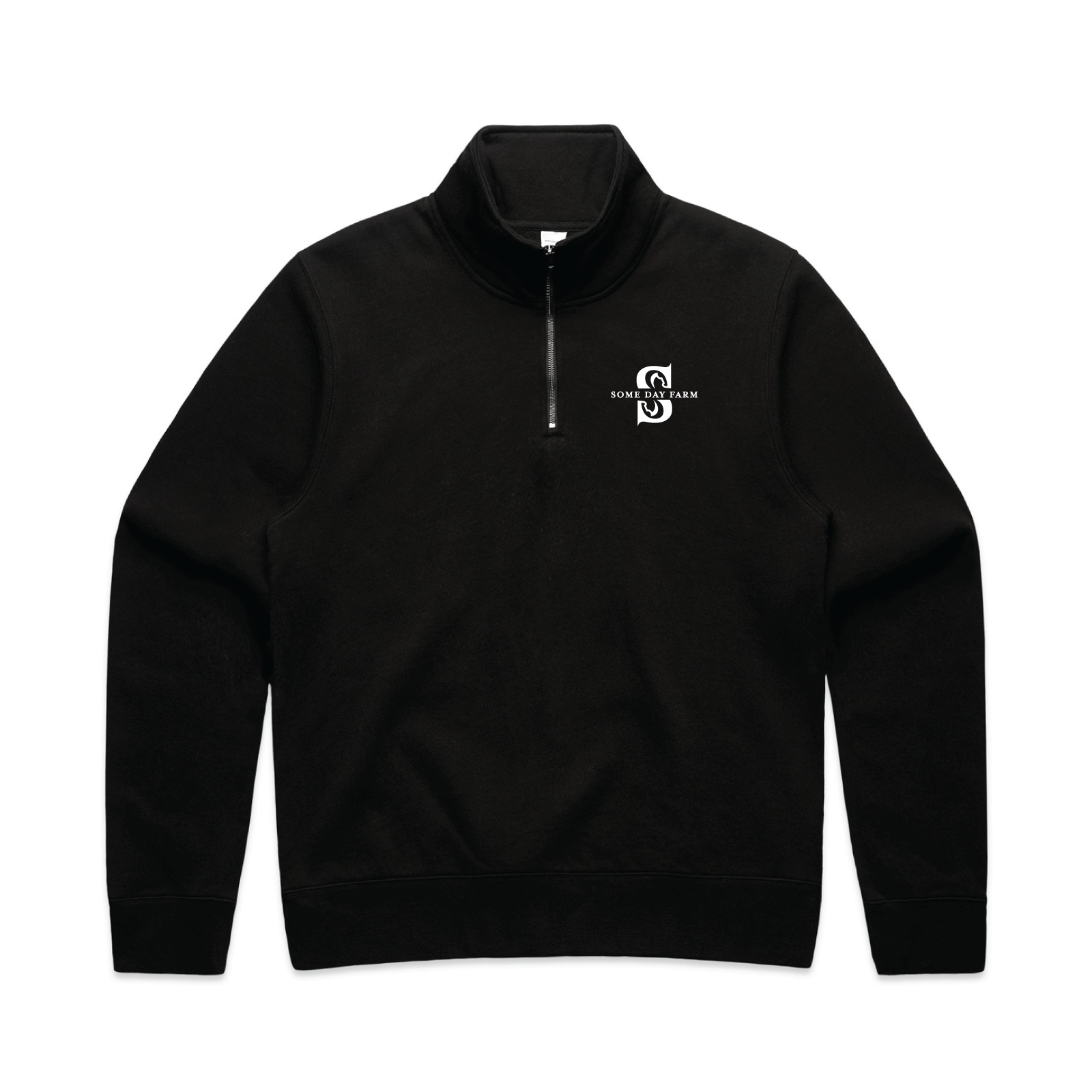 Some Day Farm Women's AS Colour Stencil Half Zip Crew