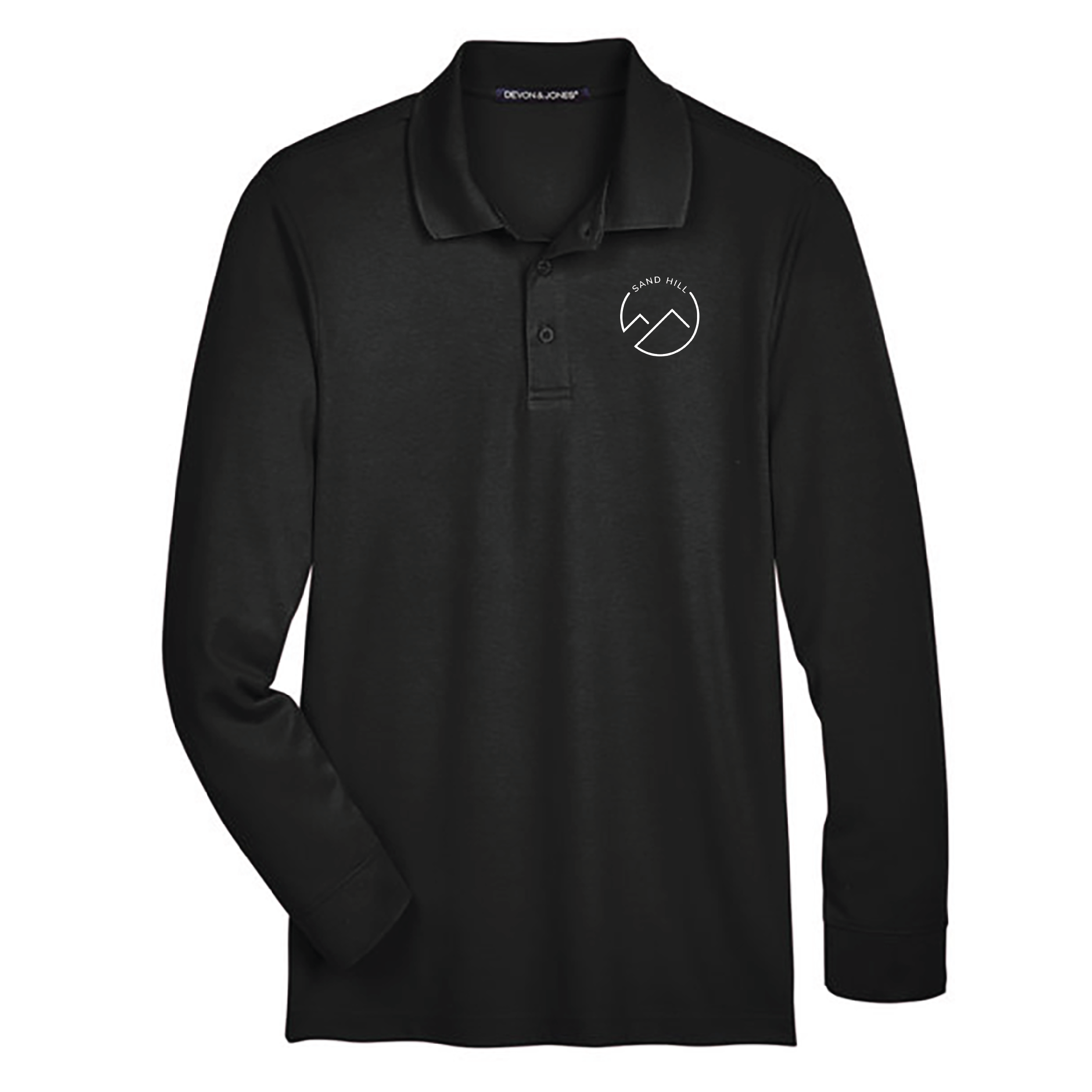 Sand Hill Stable Men's Devon & Jones Long Sleeve Performance Polo