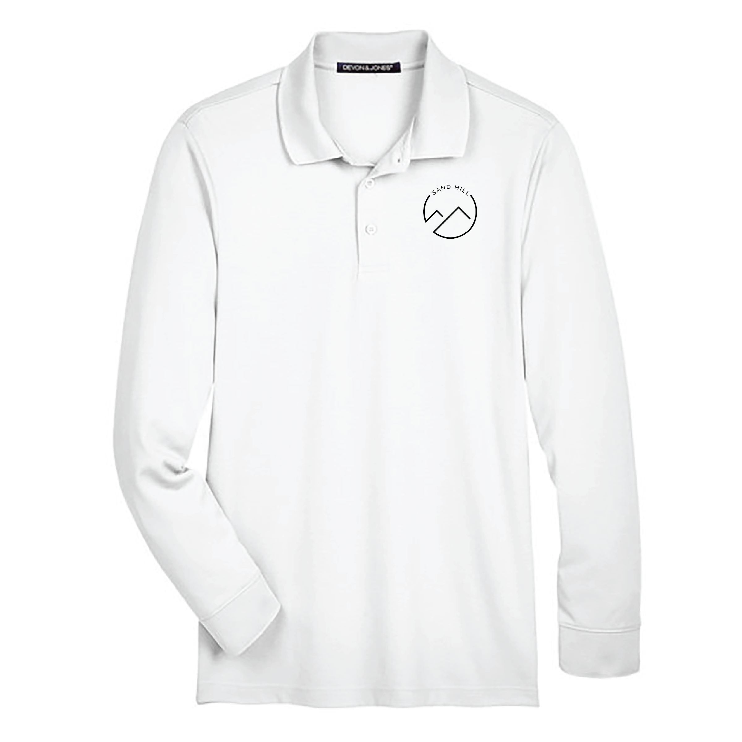 Sand Hill Stable Men's Devon & Jones Long Sleeve Performance Polo